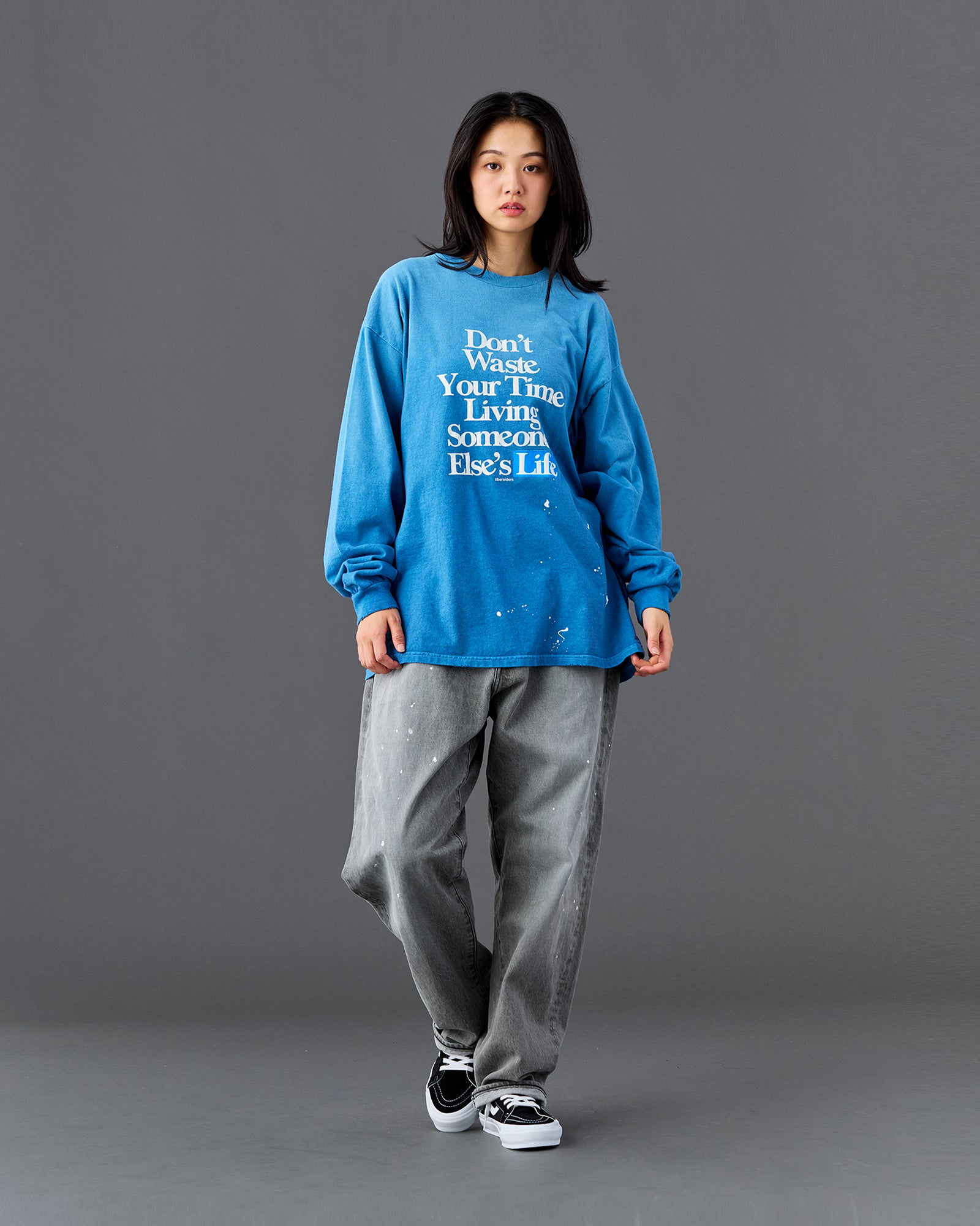 LR LOOSE FIT DENIM PANTS HW