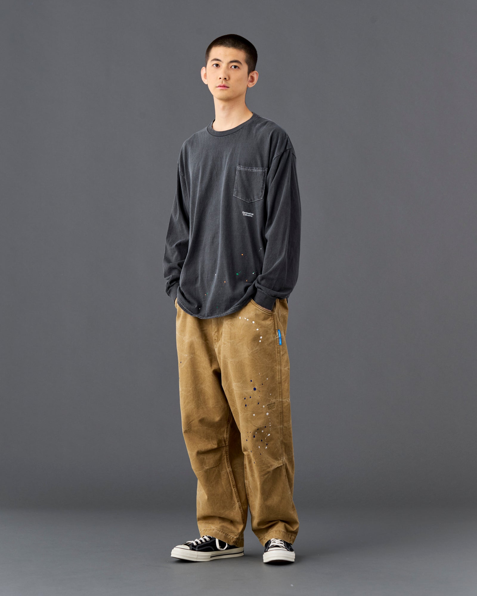 PAINT SPLATTER L/S TEE