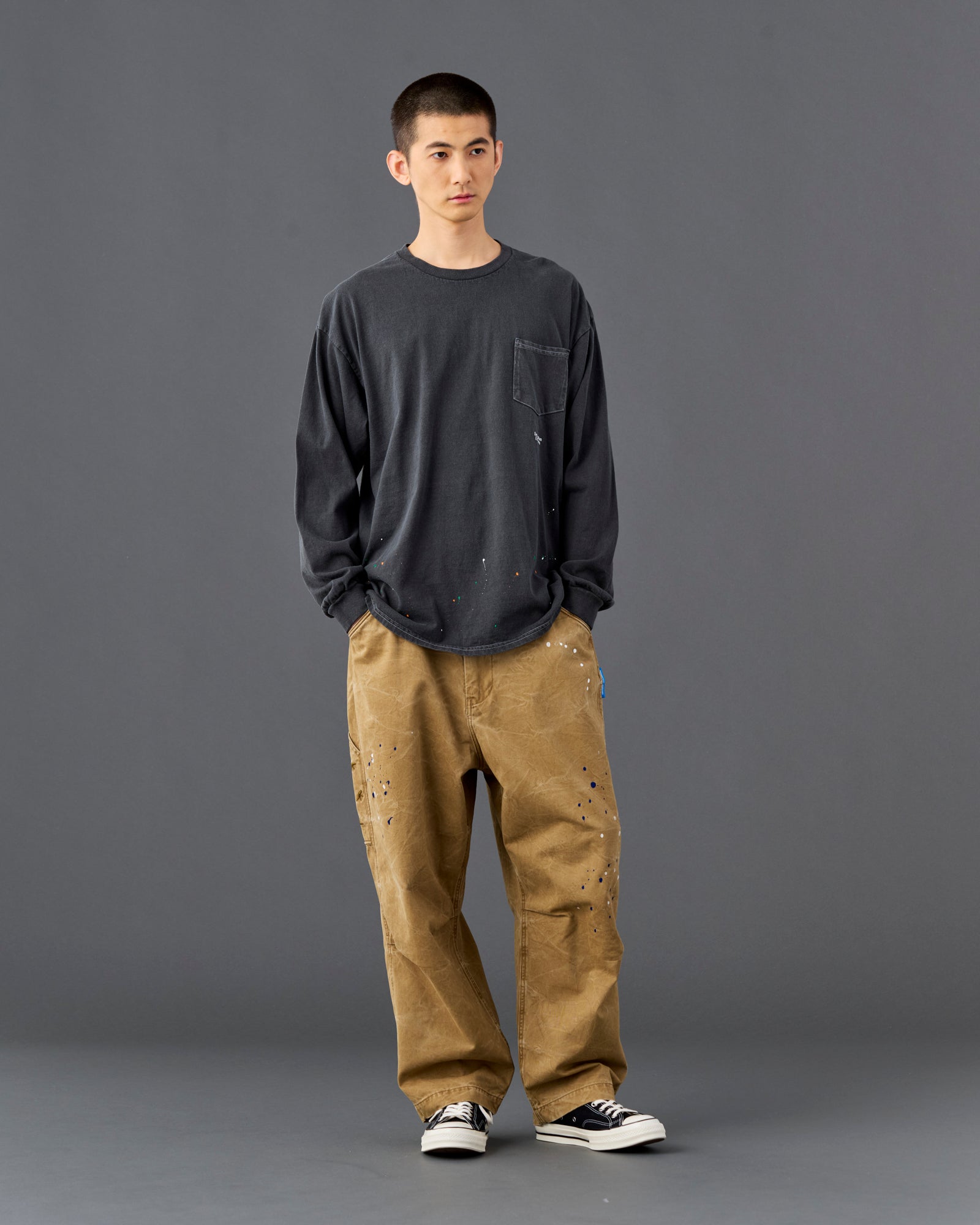 PAINT SPLATTER L/S TEE