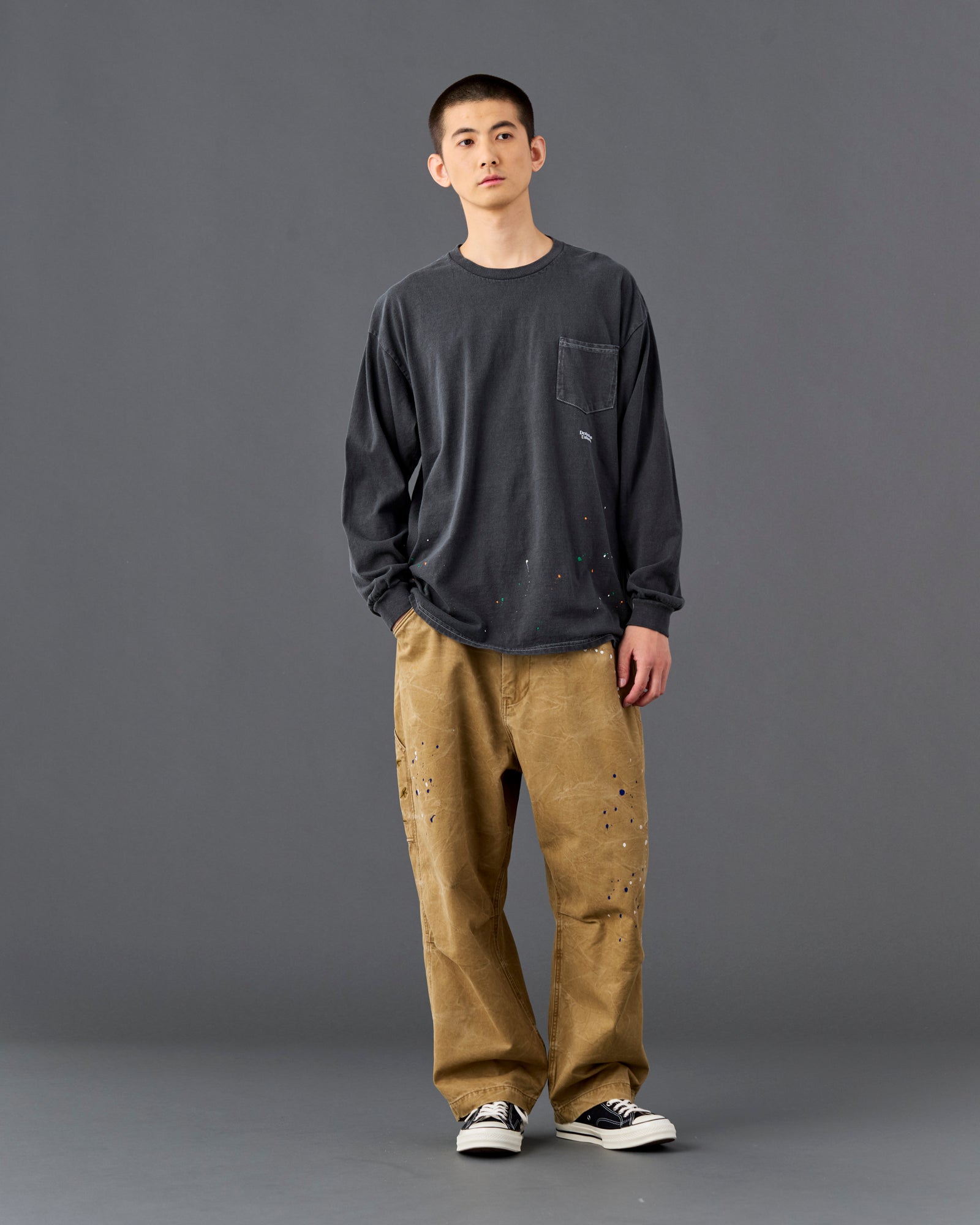 PAINT SPLATTER L/S TEE