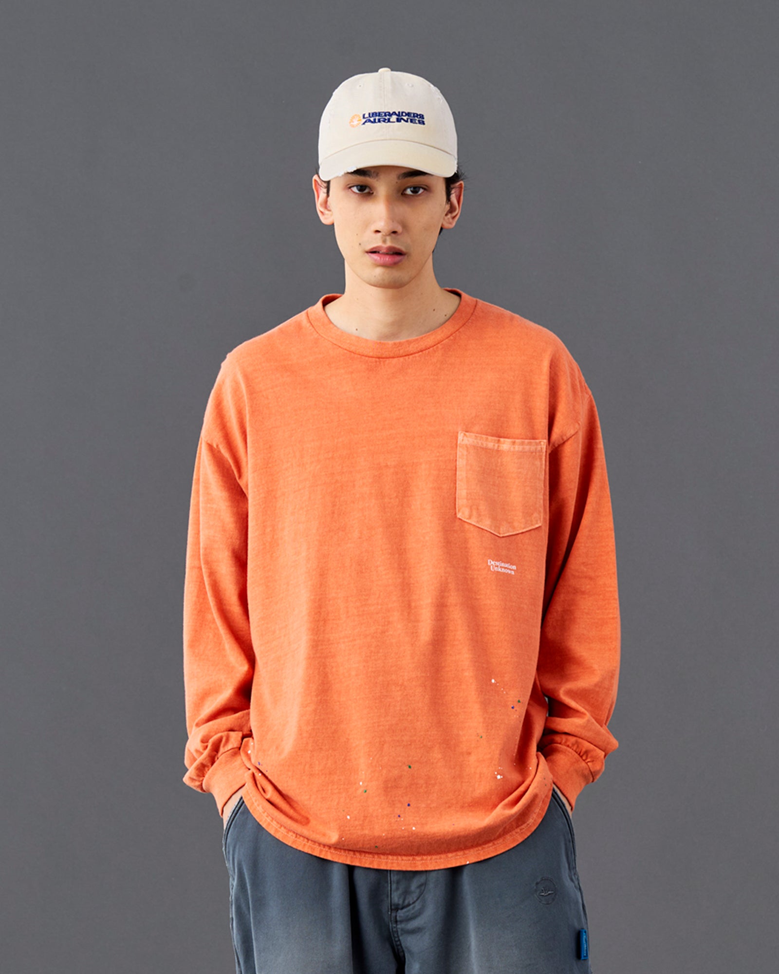 PAINT SPLATTER L/S TEE