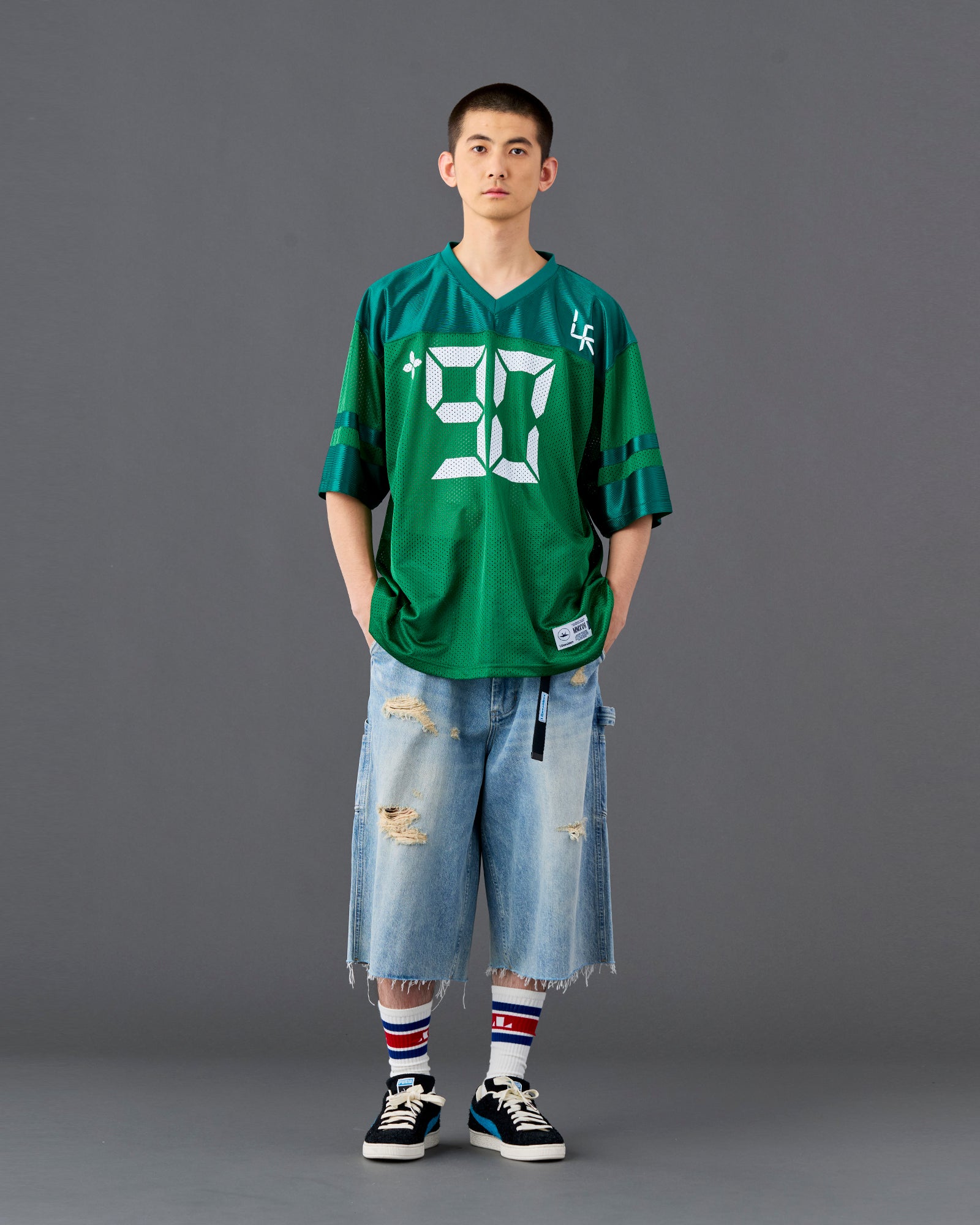 DIGITAL LOGO FOOTBALL TEE