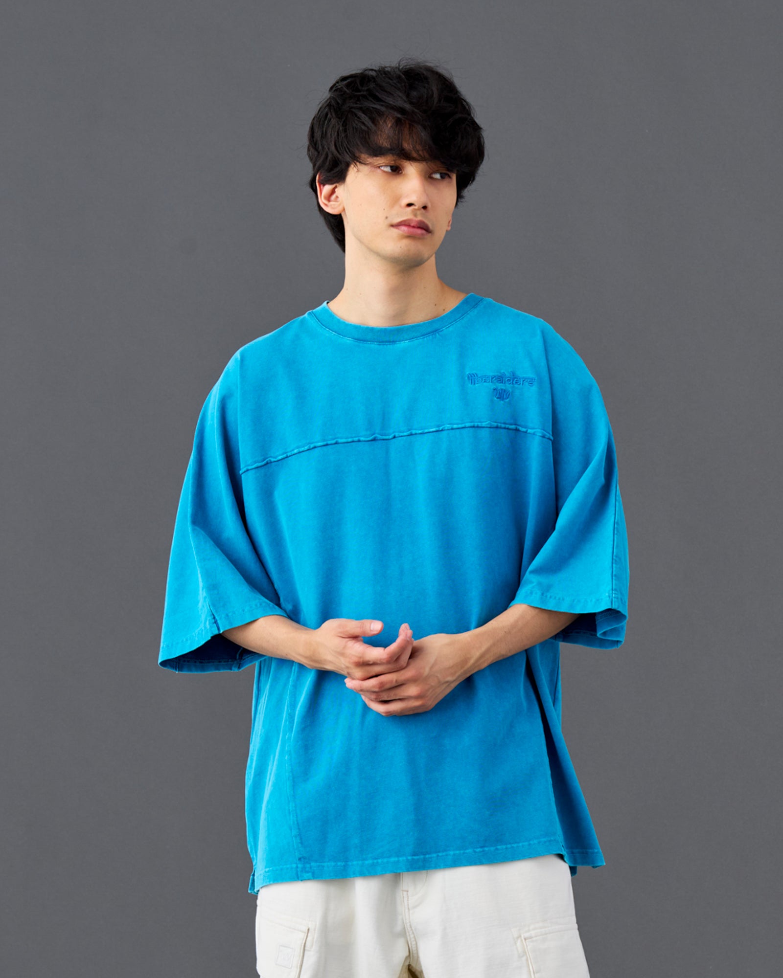 PIGMENT DYED DOLMAN SLEEVE TEE