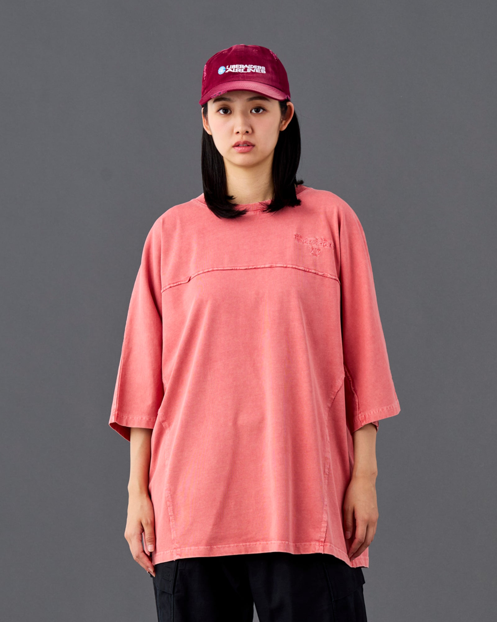 PIGMENT DYED DOLMAN SLEEVE TEE