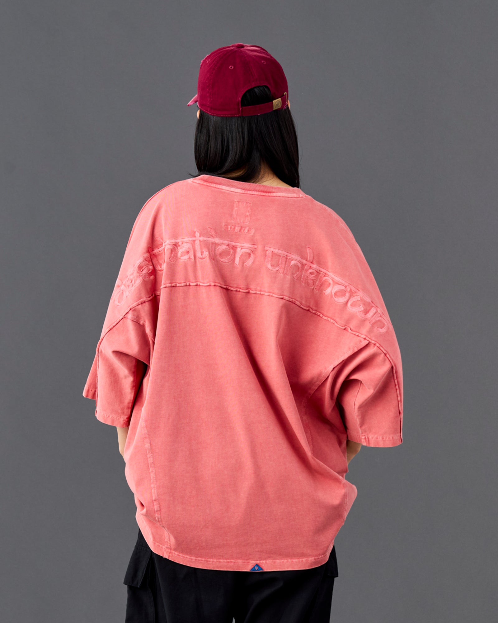 PIGMENT DYED DOLMAN SLEEVE TEE