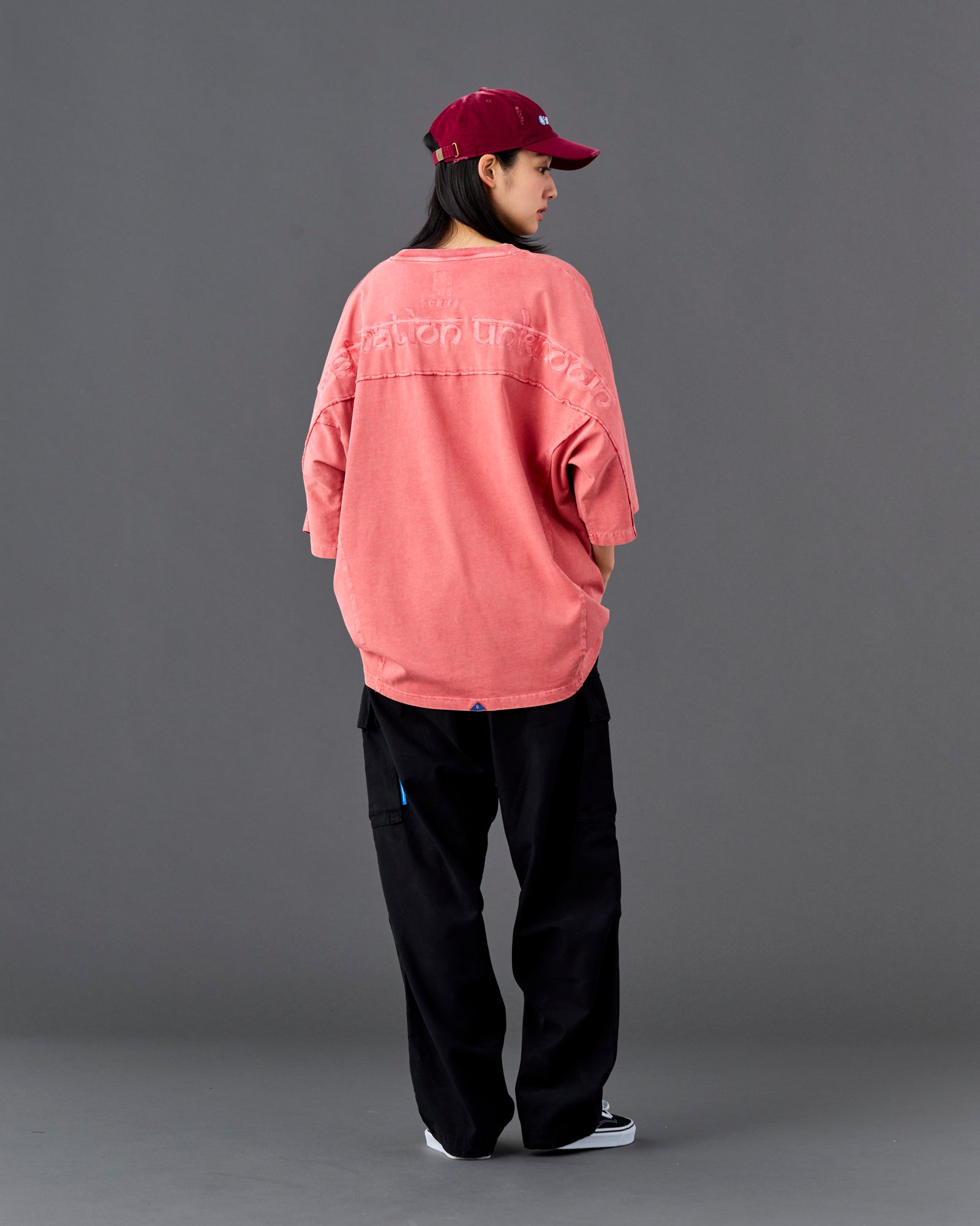 PIGMENT DYED DOLMAN SLEEVE TEE