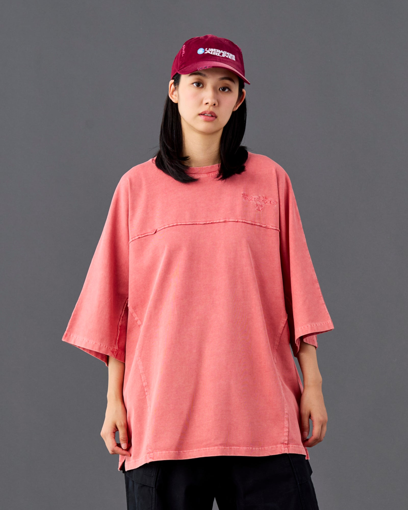 PIGMENT DYED DOLMAN SLEEVE TEE