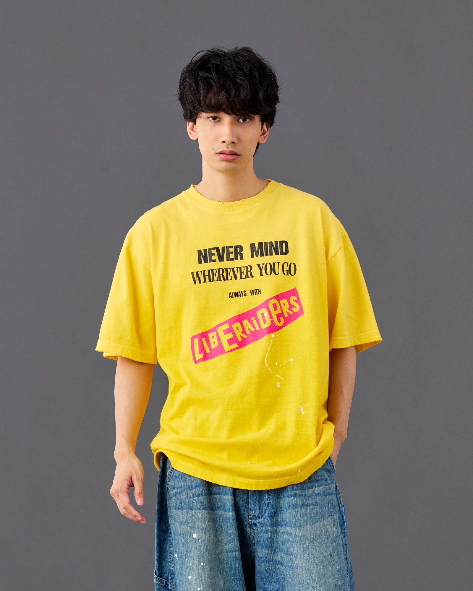 FADED PUNK LOGO TEE