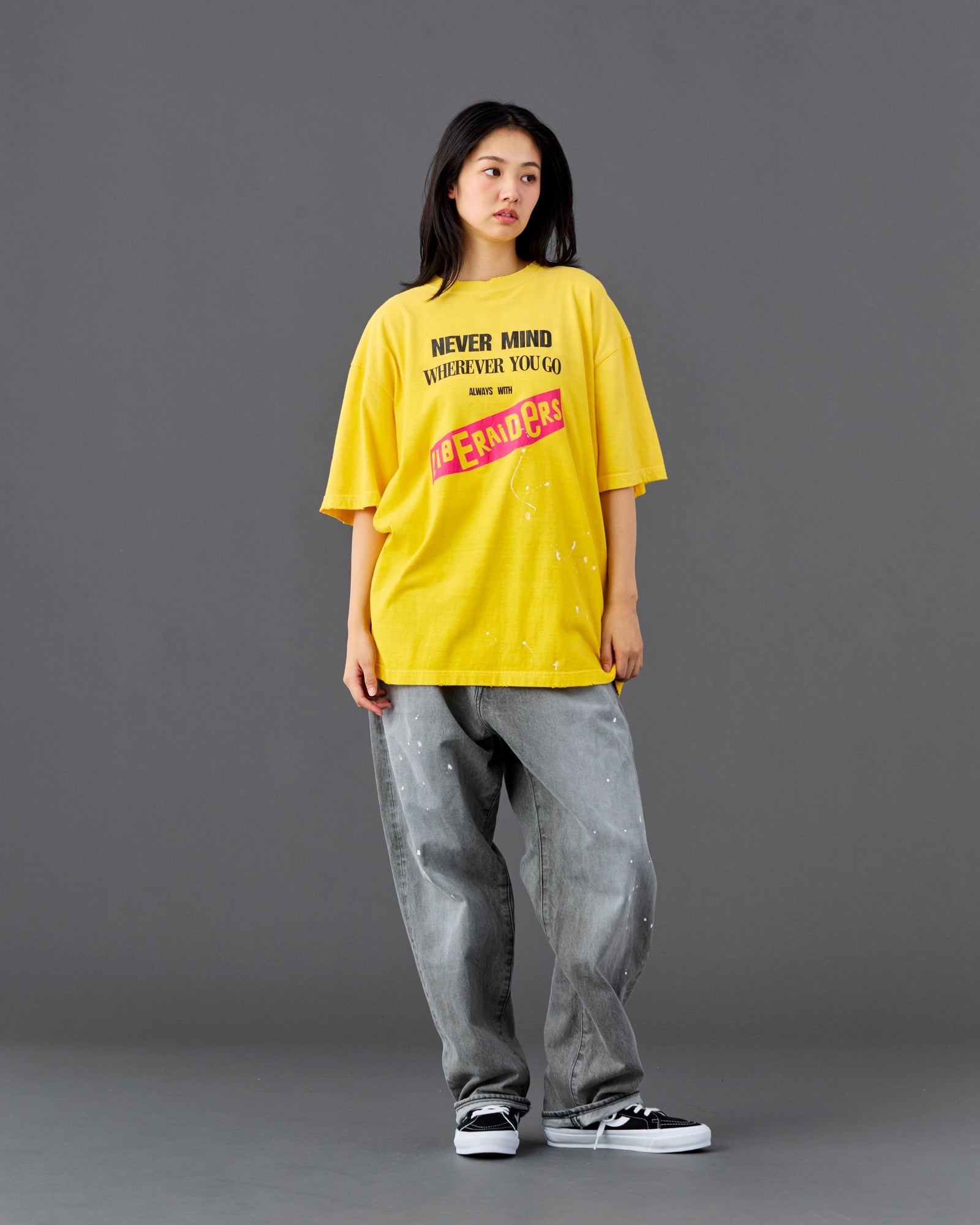 FADED PUNK LOGO TEE