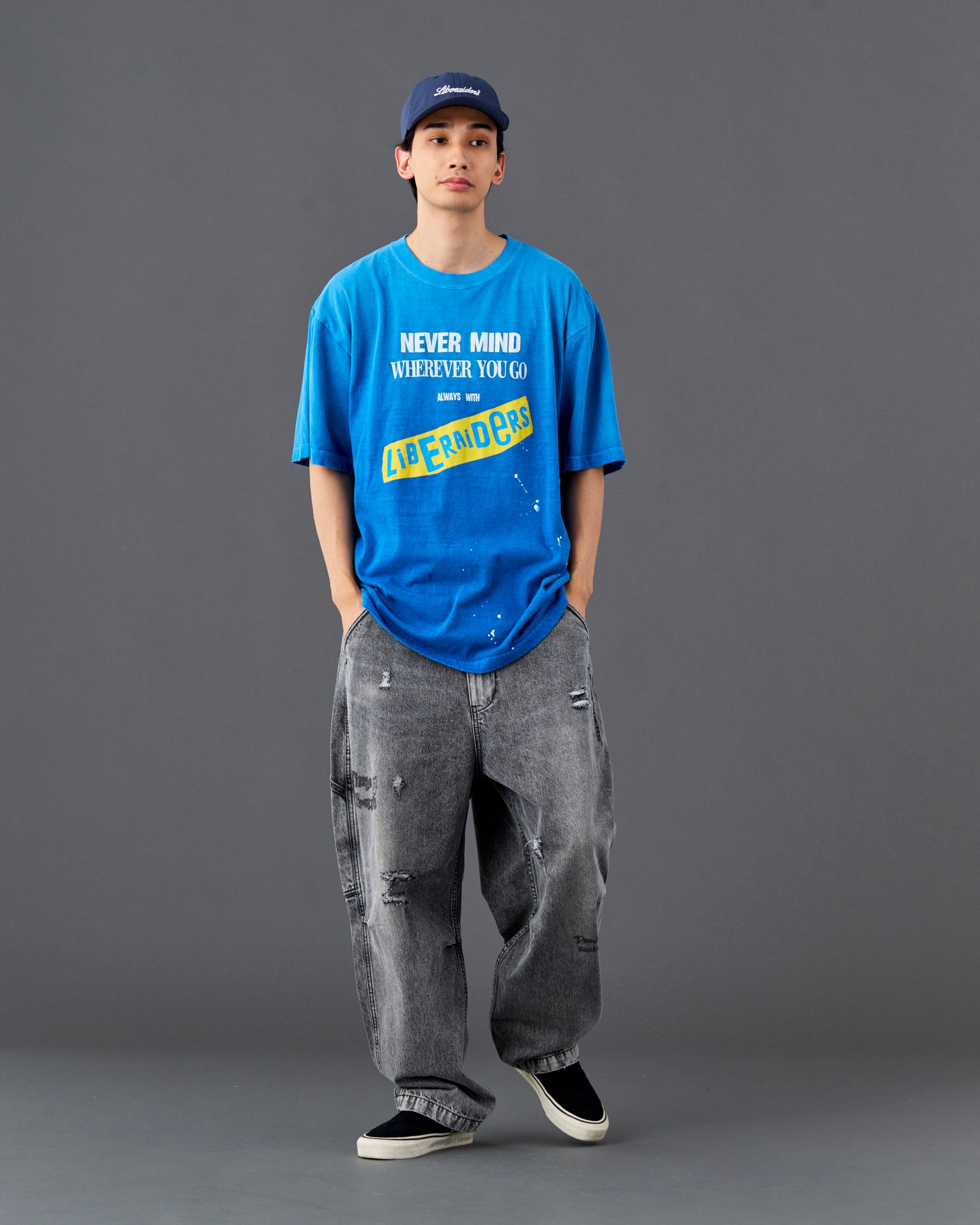 FADED PUNK LOGO TEE