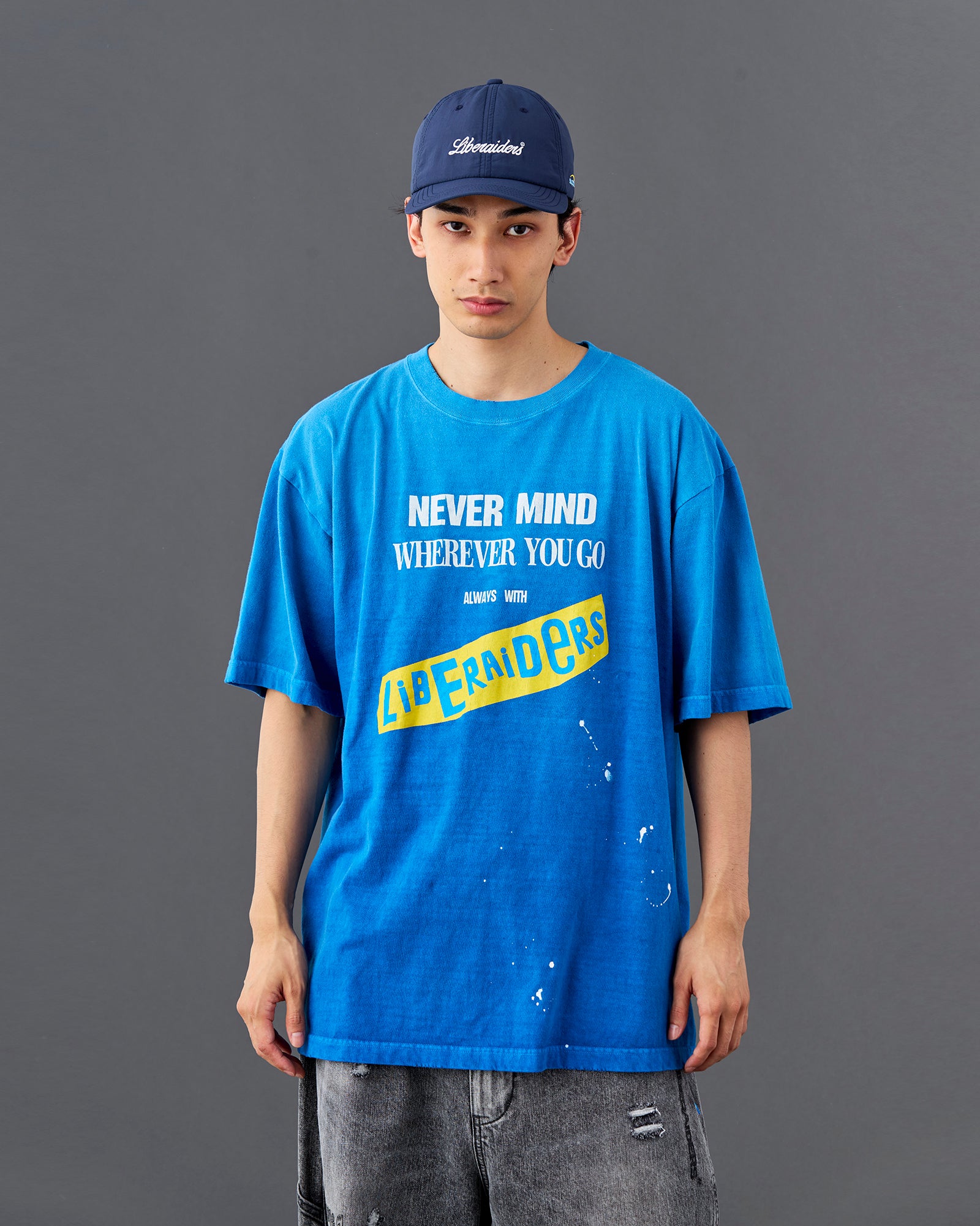 FADED PUNK LOGO TEE