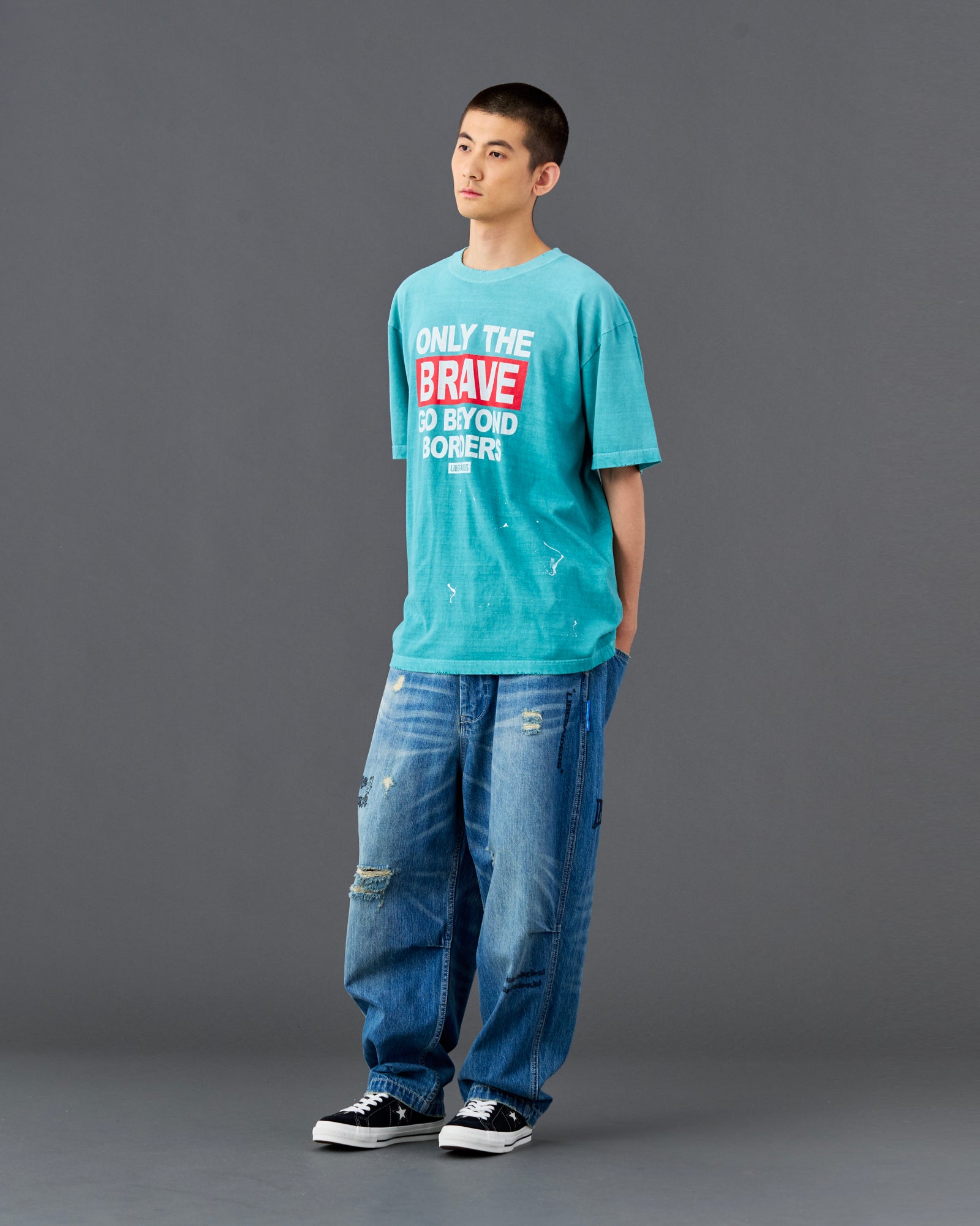 FADED BRAVE TEE