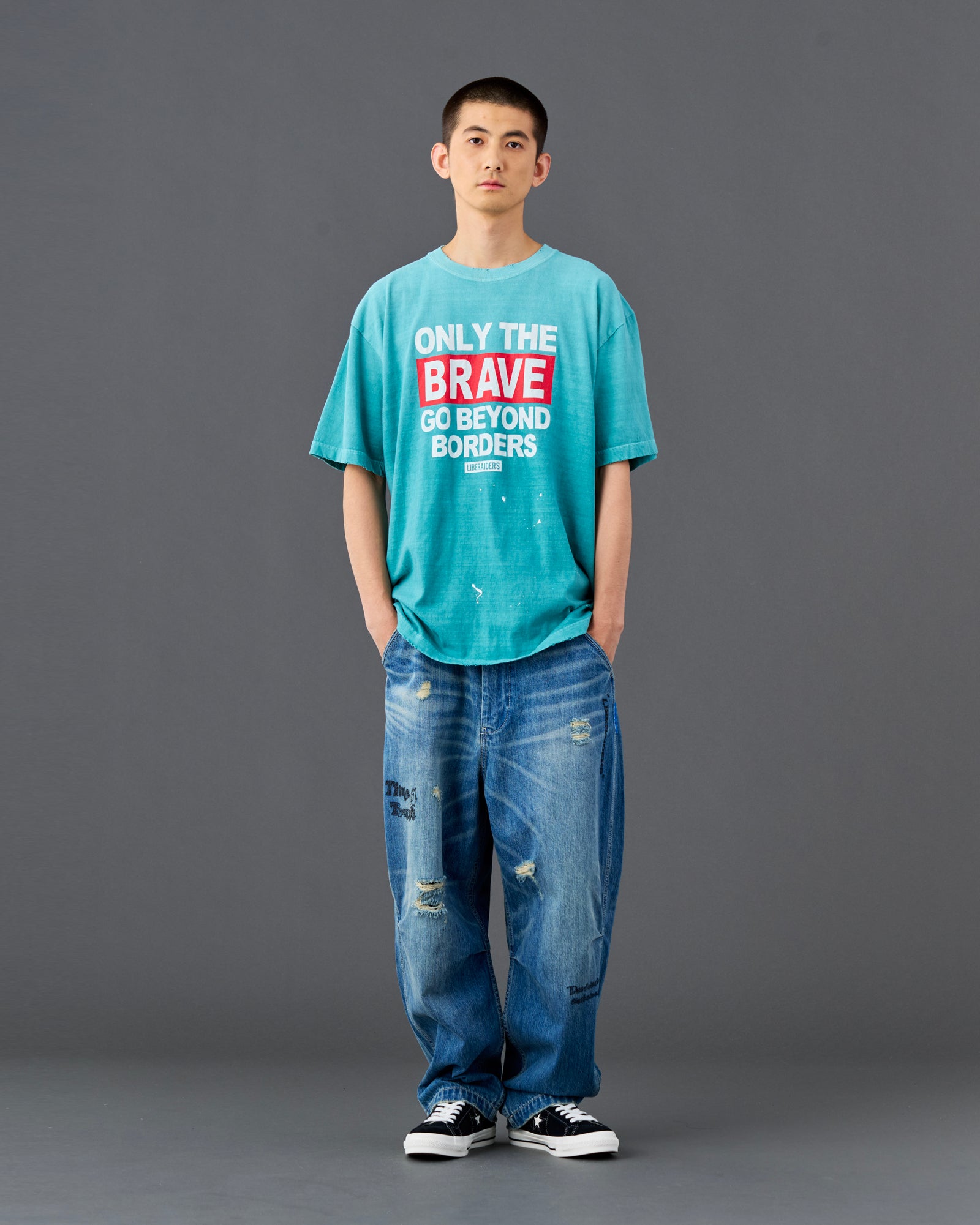 FADED BRAVE TEE