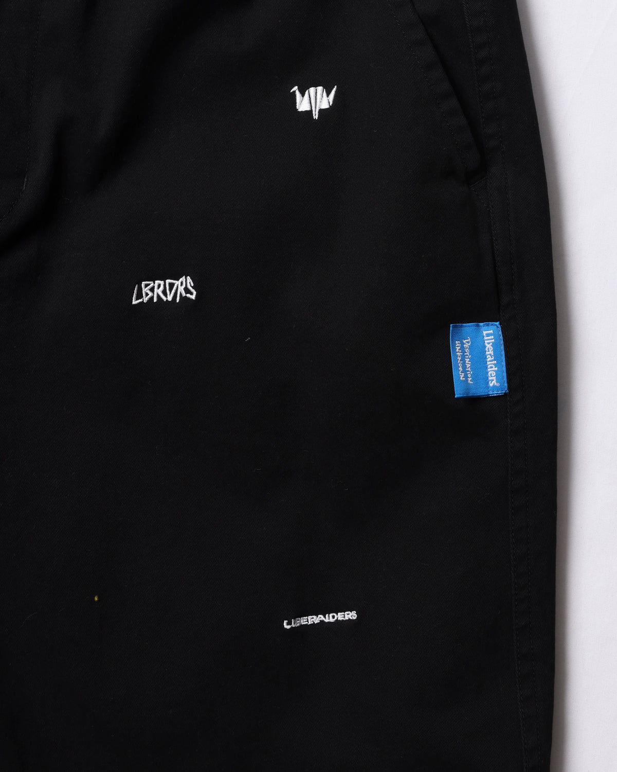 MULTI EMBROIDERY CHINO TROUSERS
