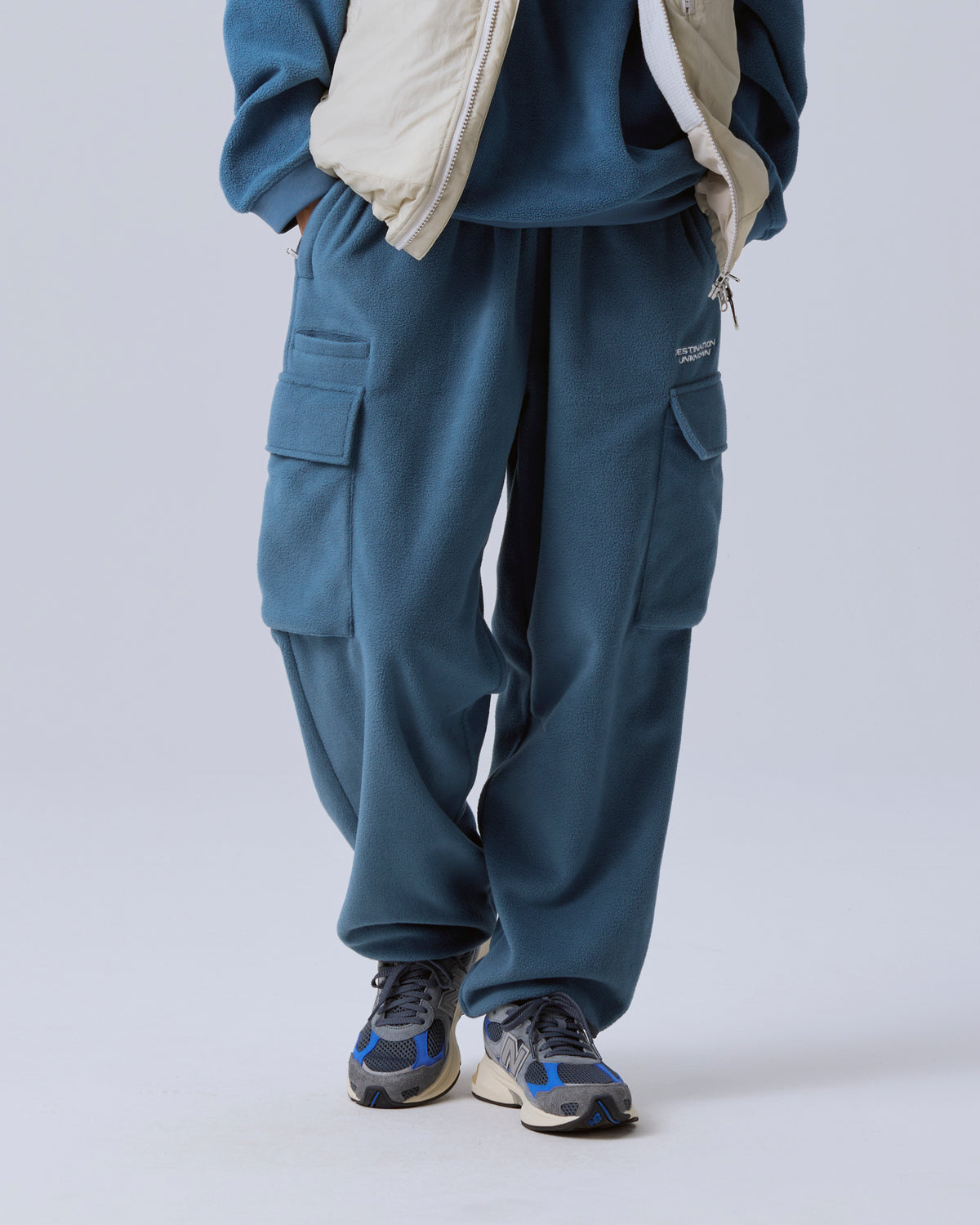 FLEECE CARGO PANTS