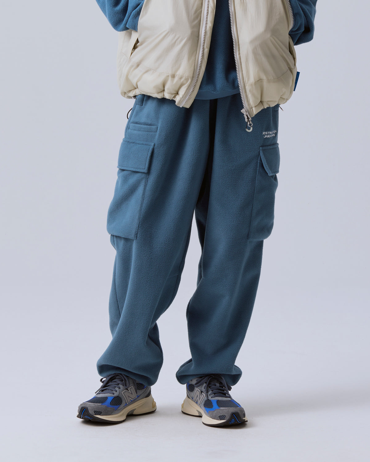 FLEECE CARGO PANTS