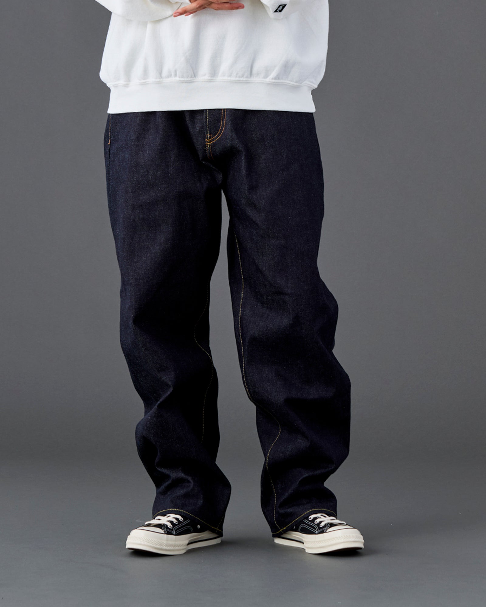 LR LOOSE FIT DENIM PANTS RIGID