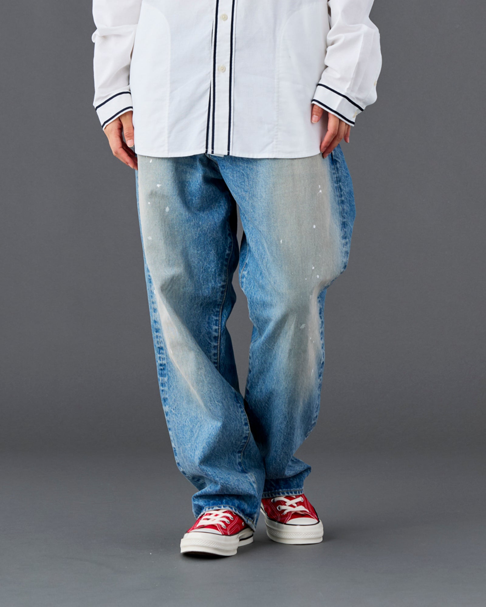 LR LOOSE FIT DENIM PANTS HW