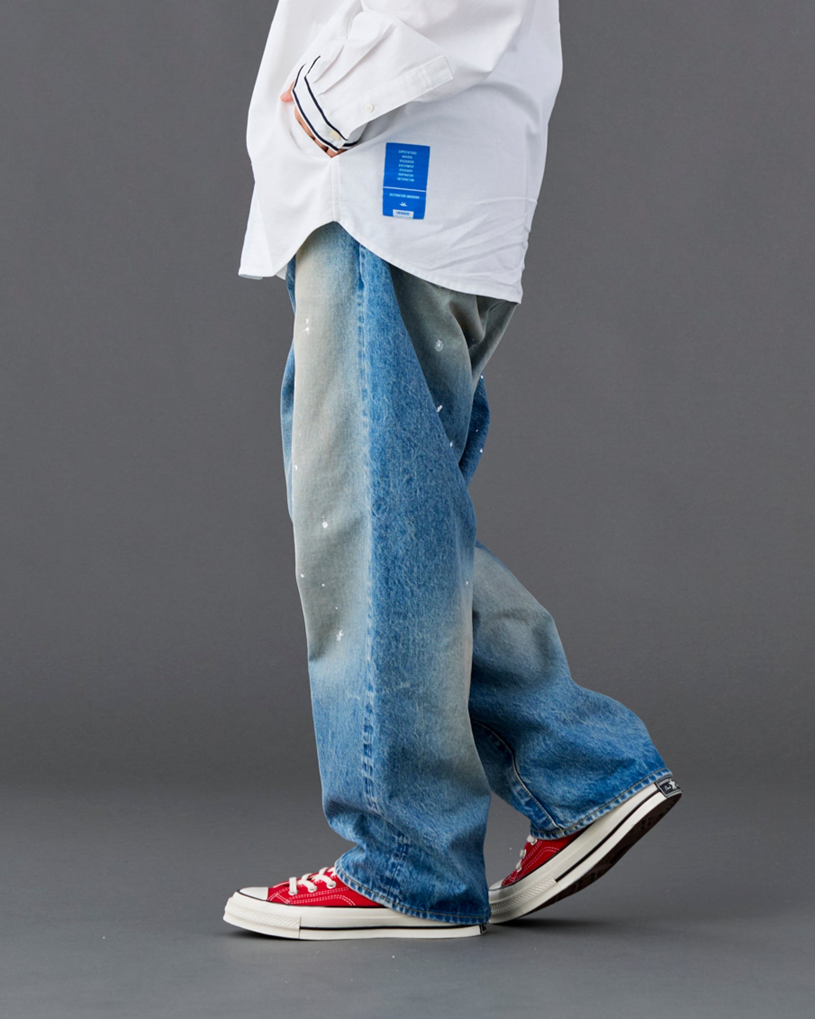 LR LOOSE FIT DENIM PANTS HW