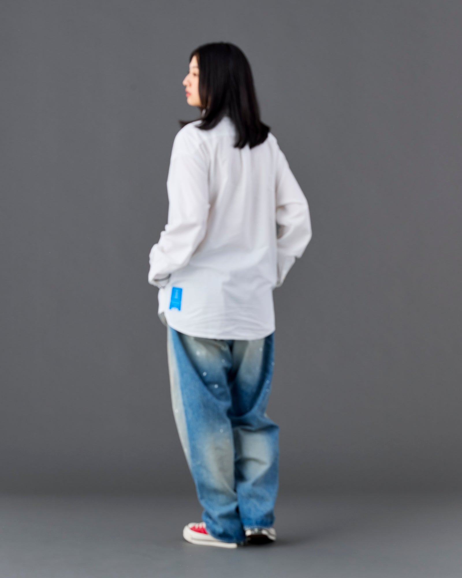 LR LOOSE FIT DENIM PANTS HW