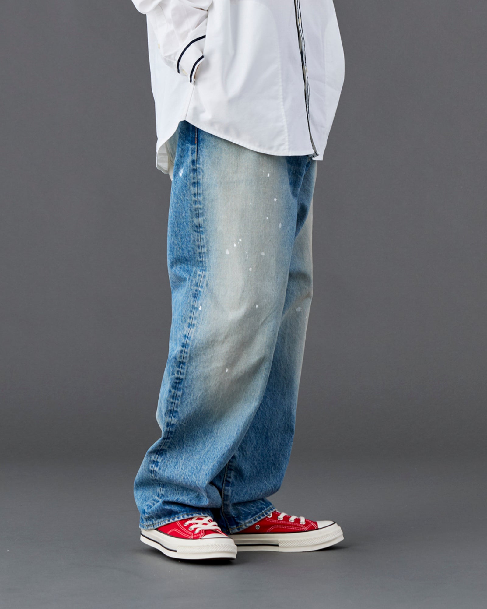 LR LOOSE FIT DENIM PANTS HW