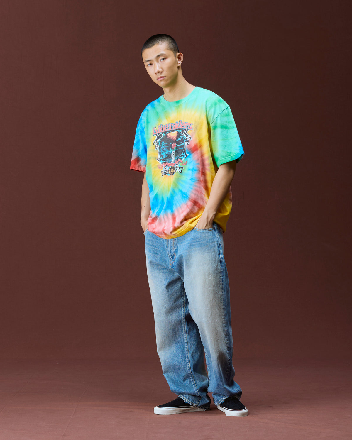 LR LOOSE FIT DENIM PANTS HW