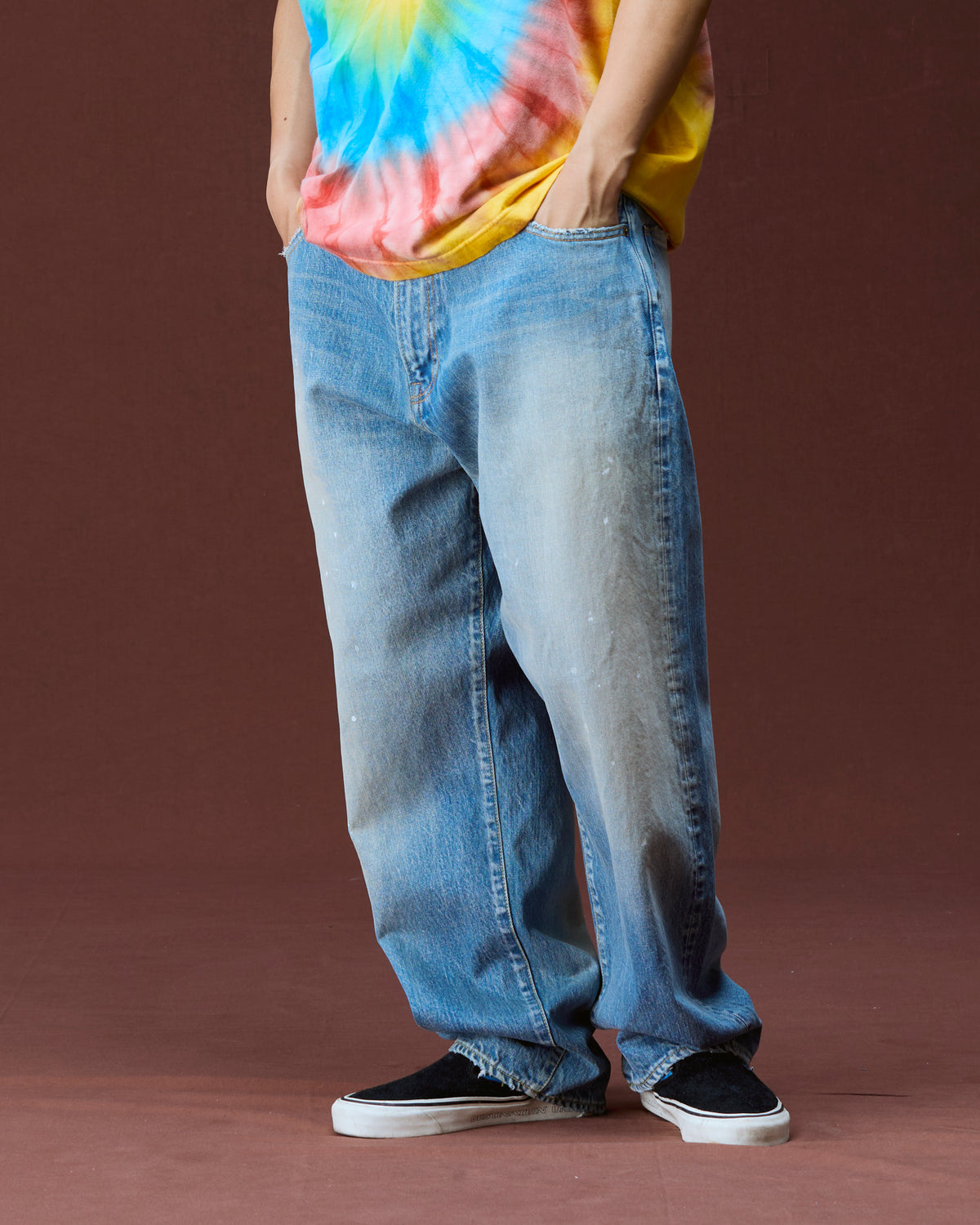 LR LOOSE FIT DENIM PANTS HW