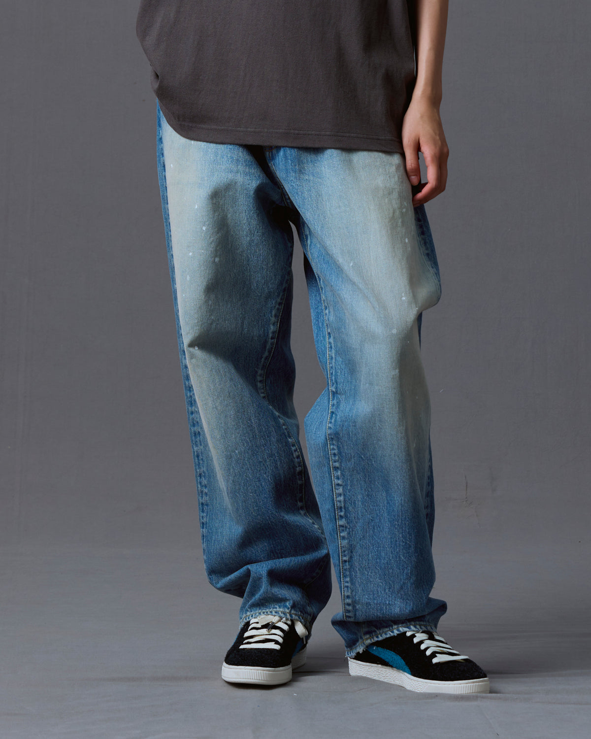 LR LOOSE FIT DENIM PANTS HW