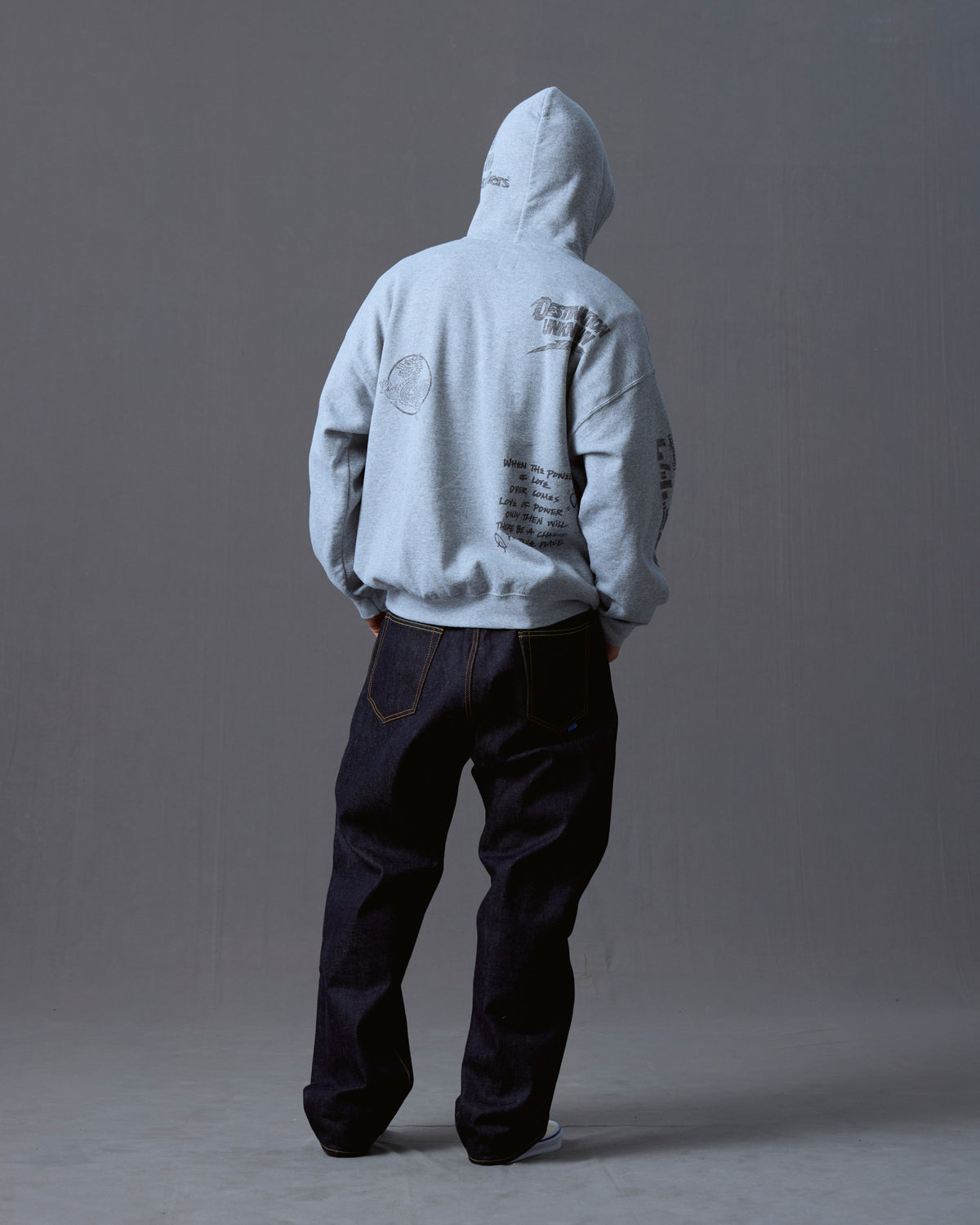 LR LOOSE FIT DENIM PANTS RIGID
