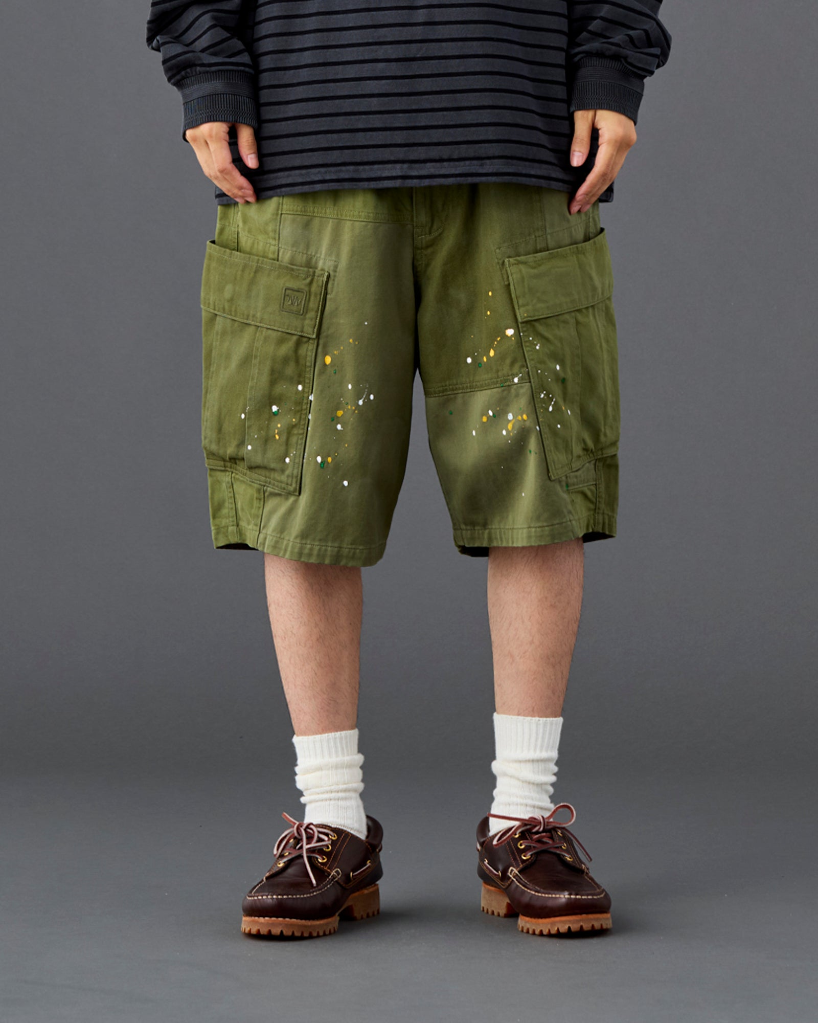 PATCHWORK BDU SHORTS