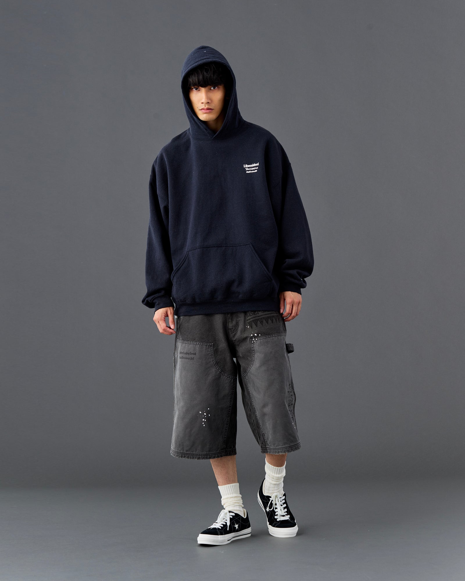 HANDWRITING CANVAS WORK SHORTS