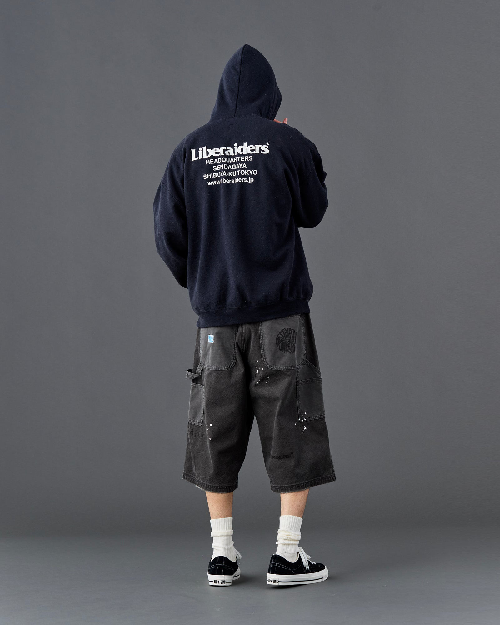 HANDWRITING CANVAS WORK SHORTS