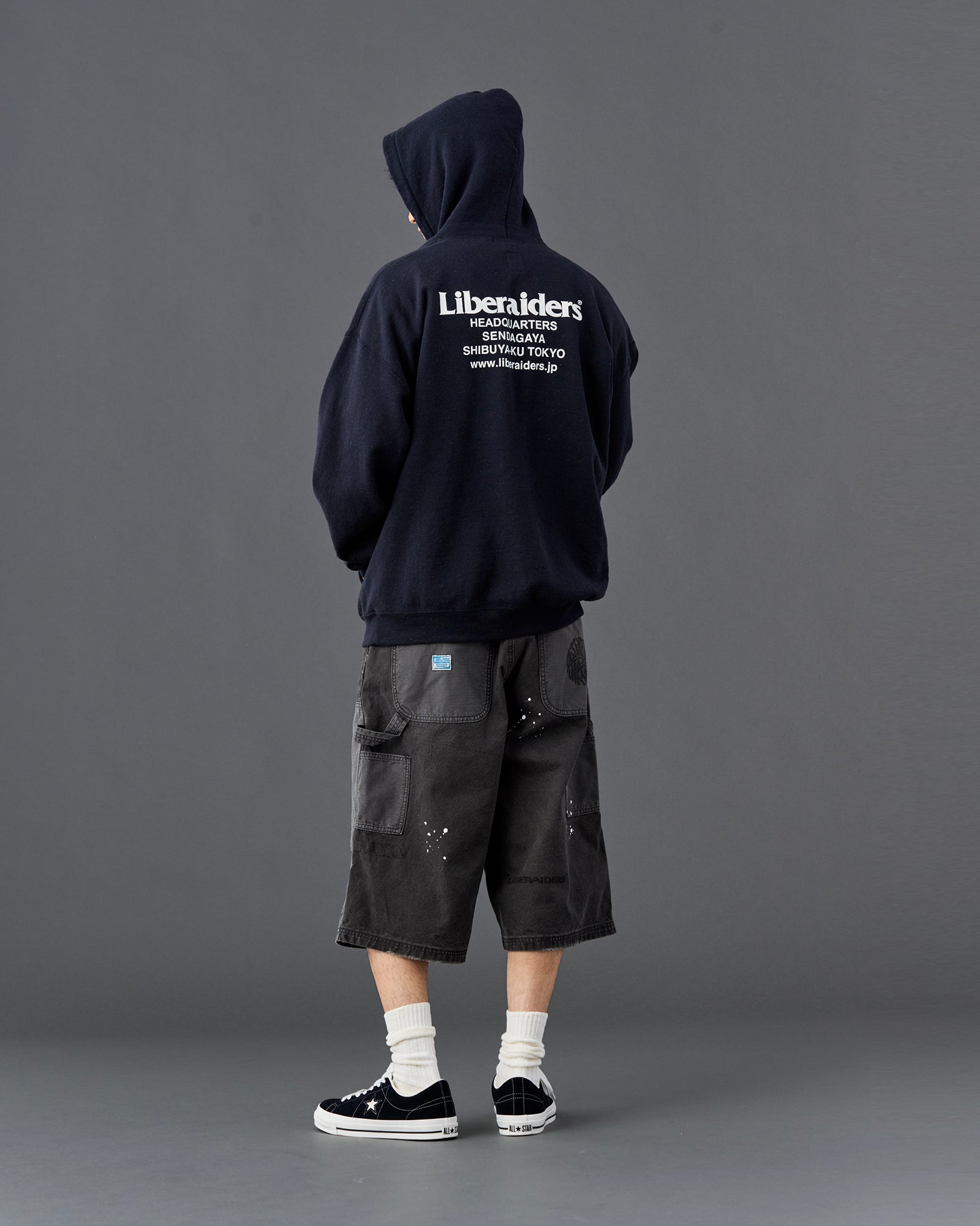 HANDWRITING CANVAS WORK SHORTS