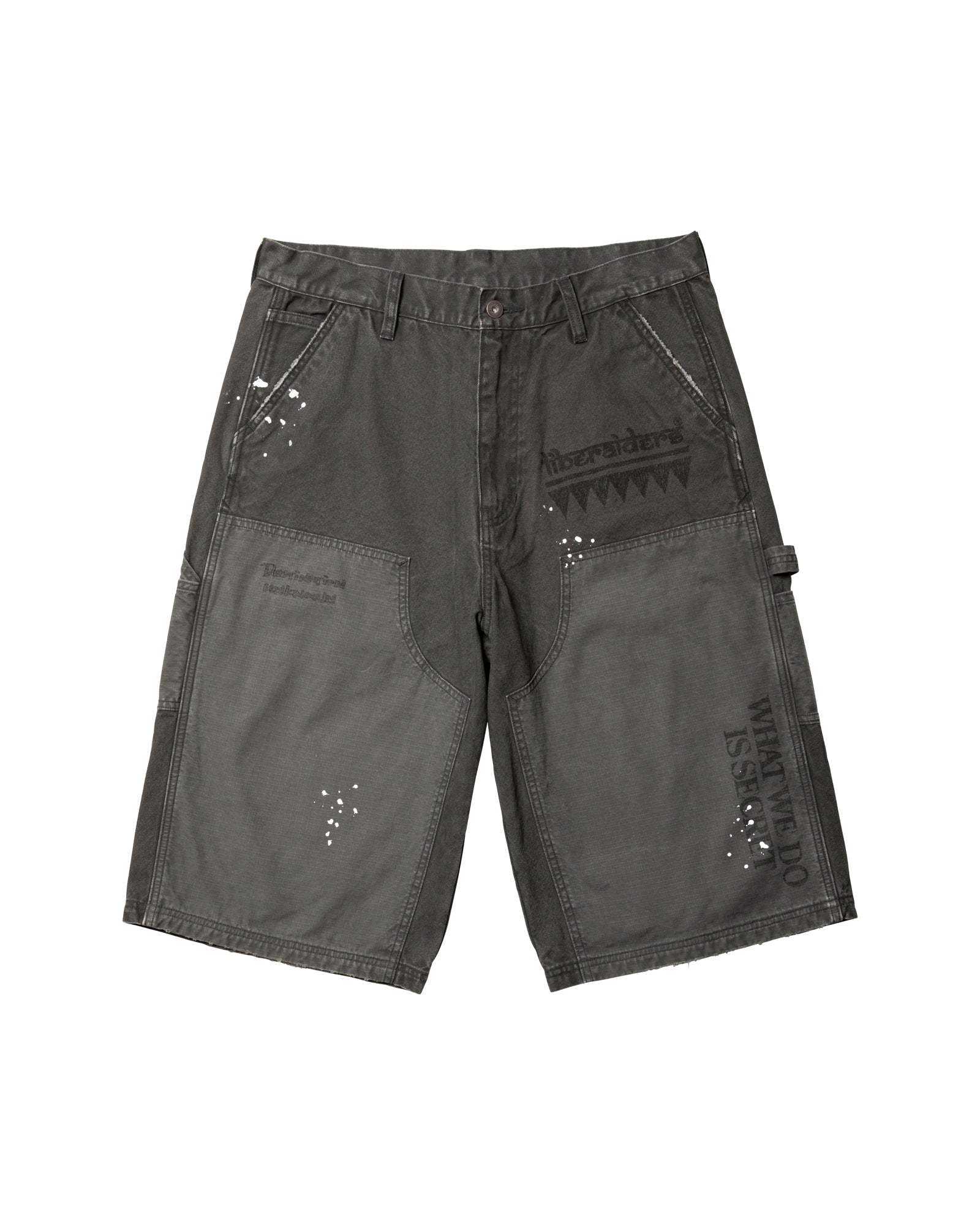 HANDWRITING CANVAS WORK SHORTS