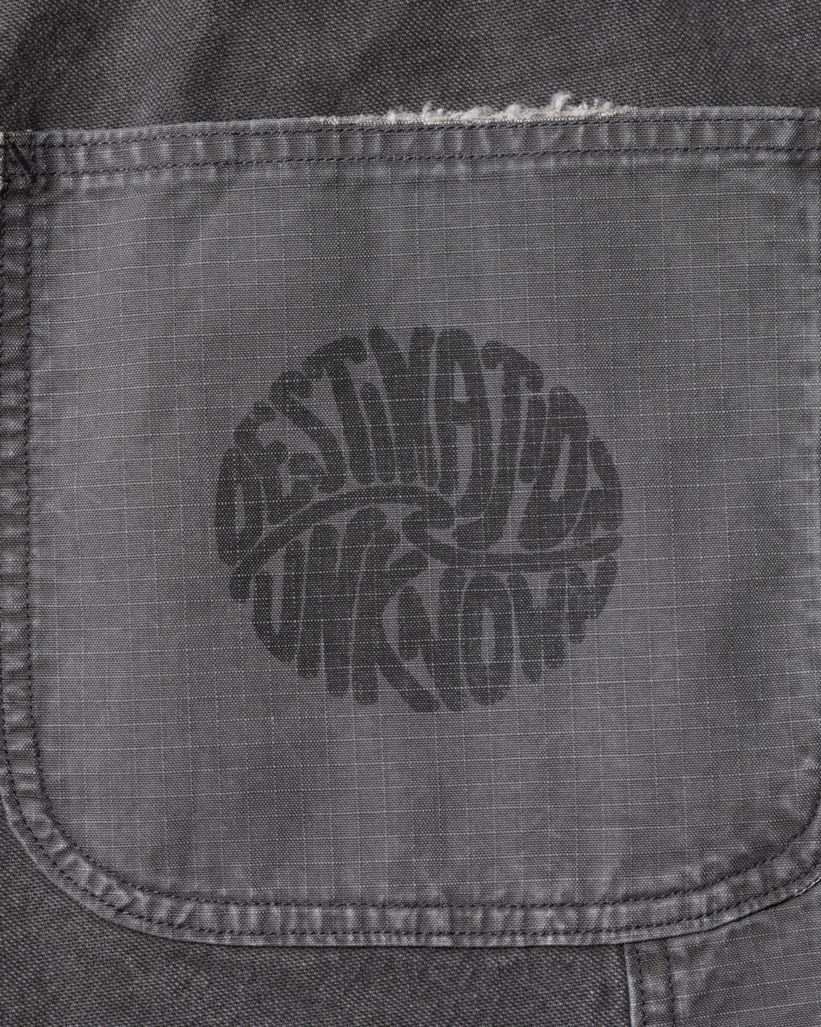 HANDWRITING CANVAS WORK SHORTS