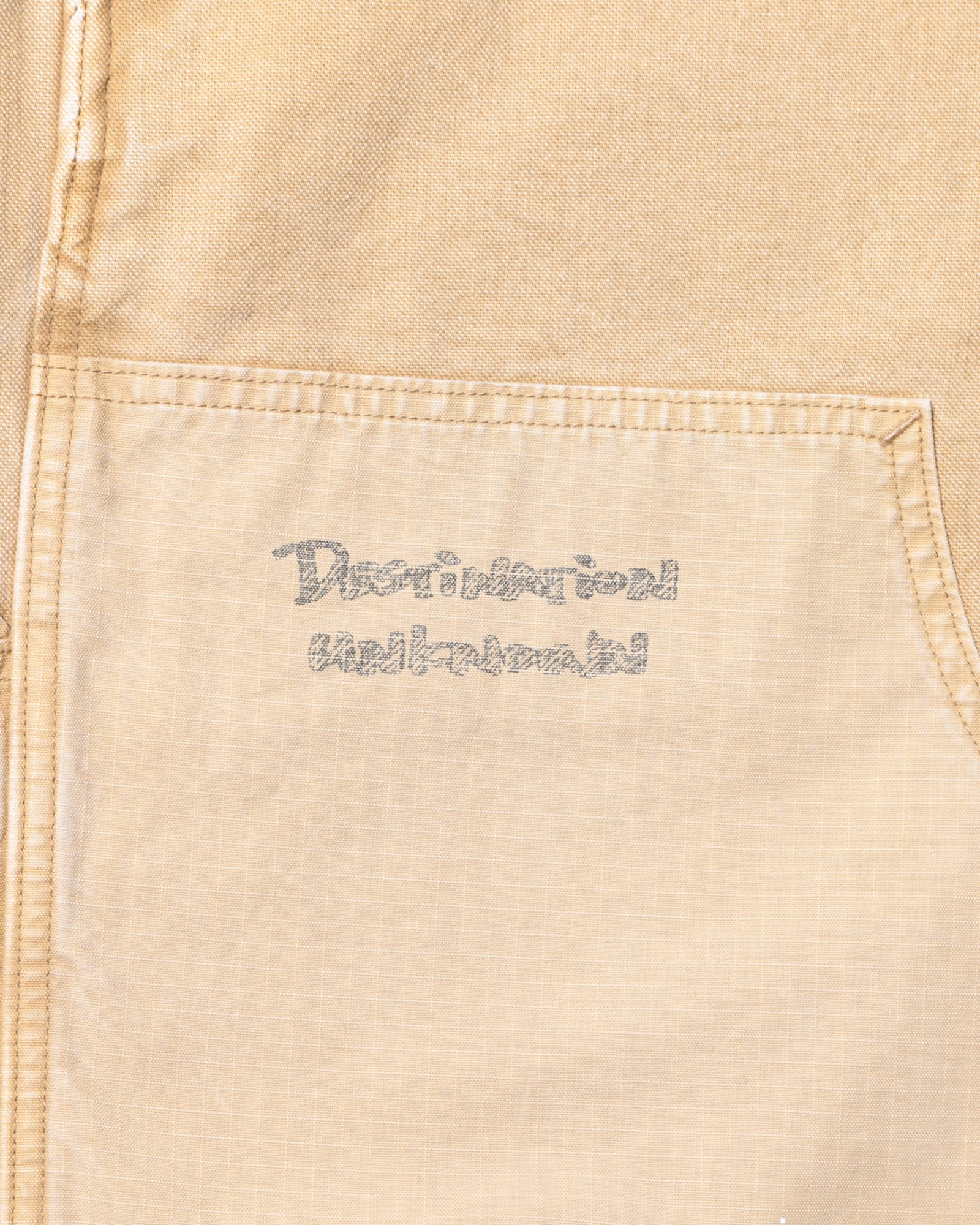 HANDWRITING CANVAS WORK SHORTS