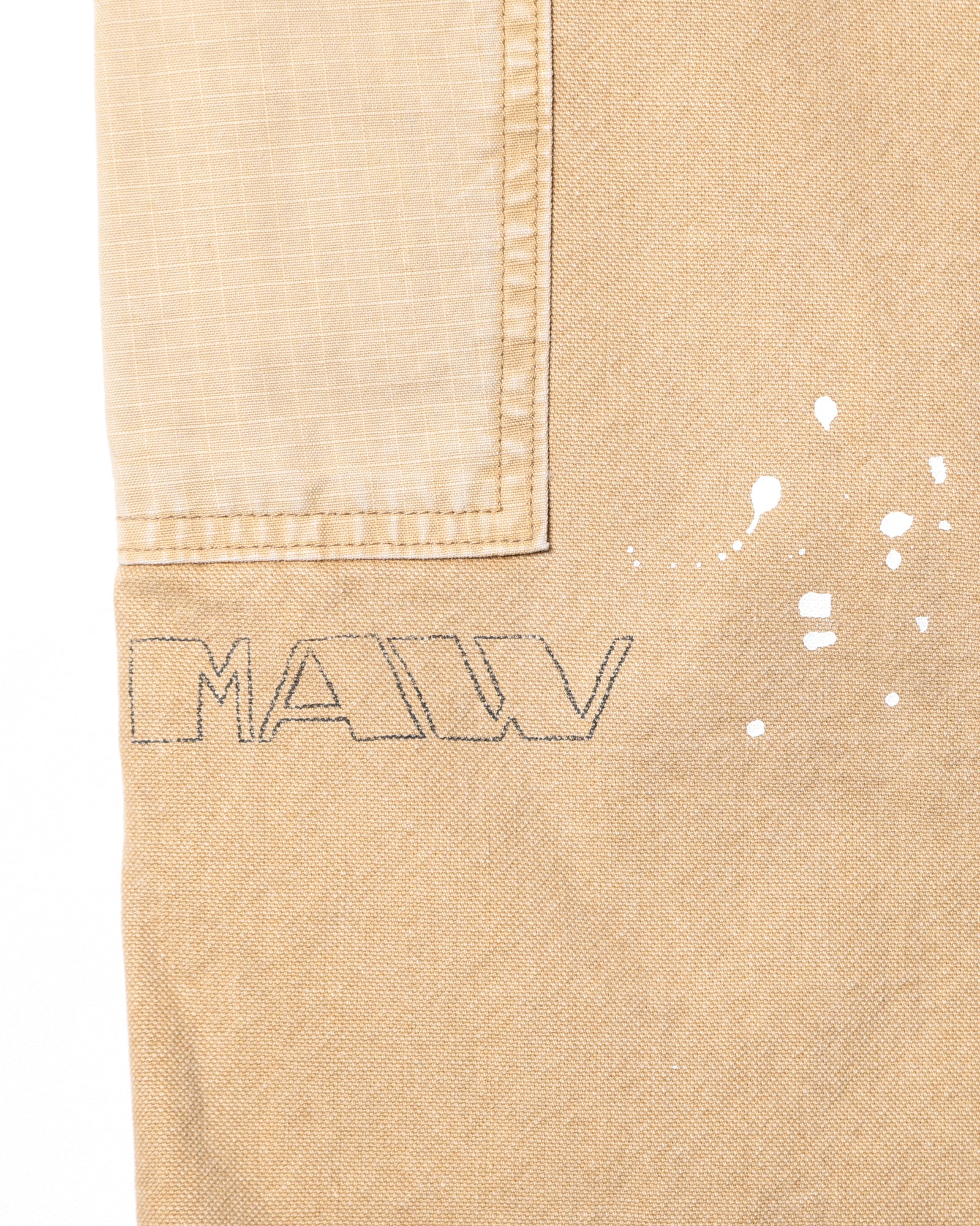 HANDWRITING CANVAS WORK SHORTS