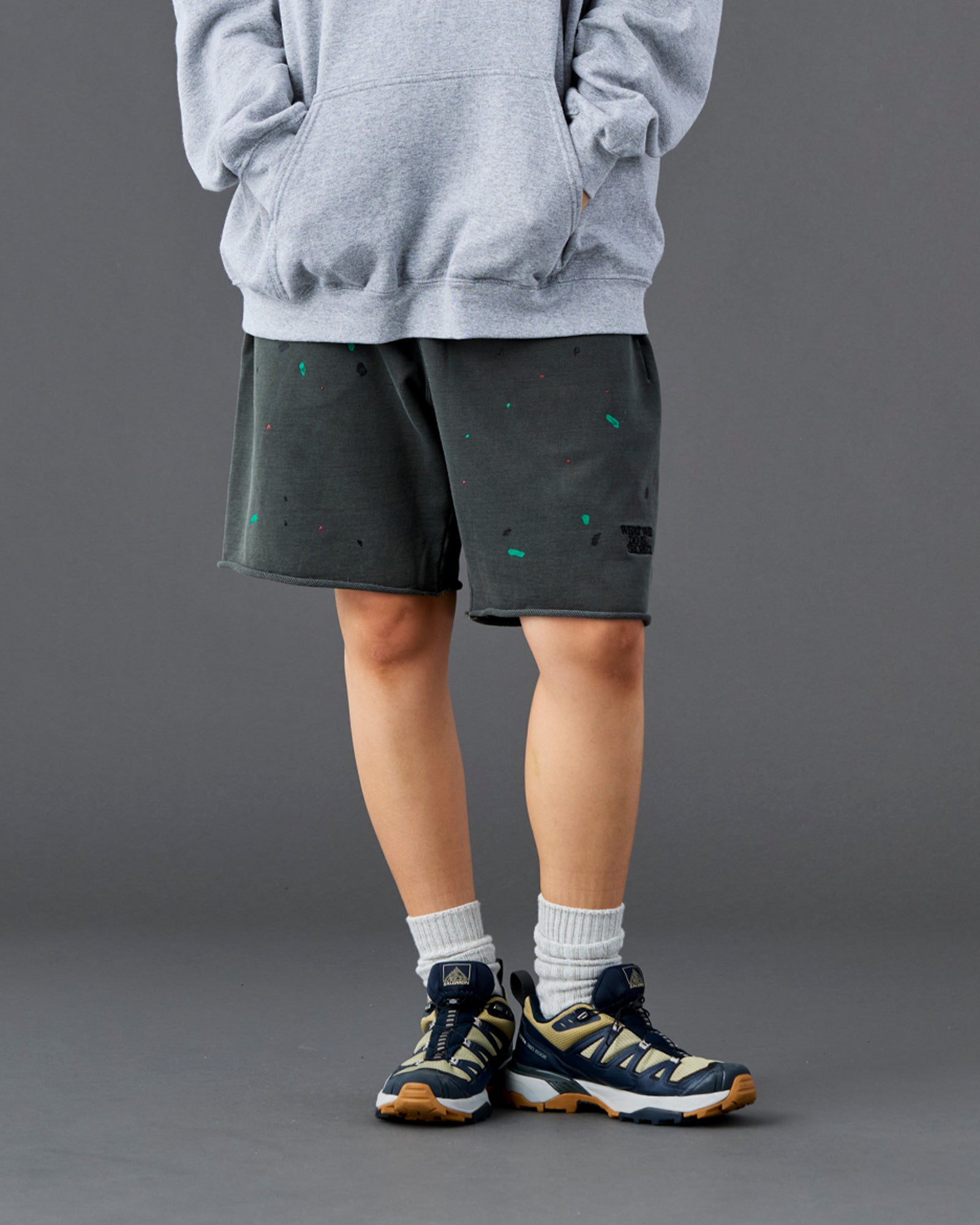 PIGMENT DYED SWEAT SHORTS