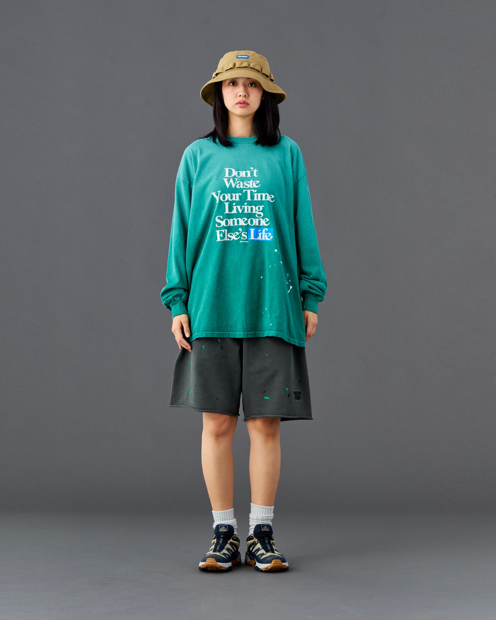 PIGMENT DYED SWEAT SHORTS