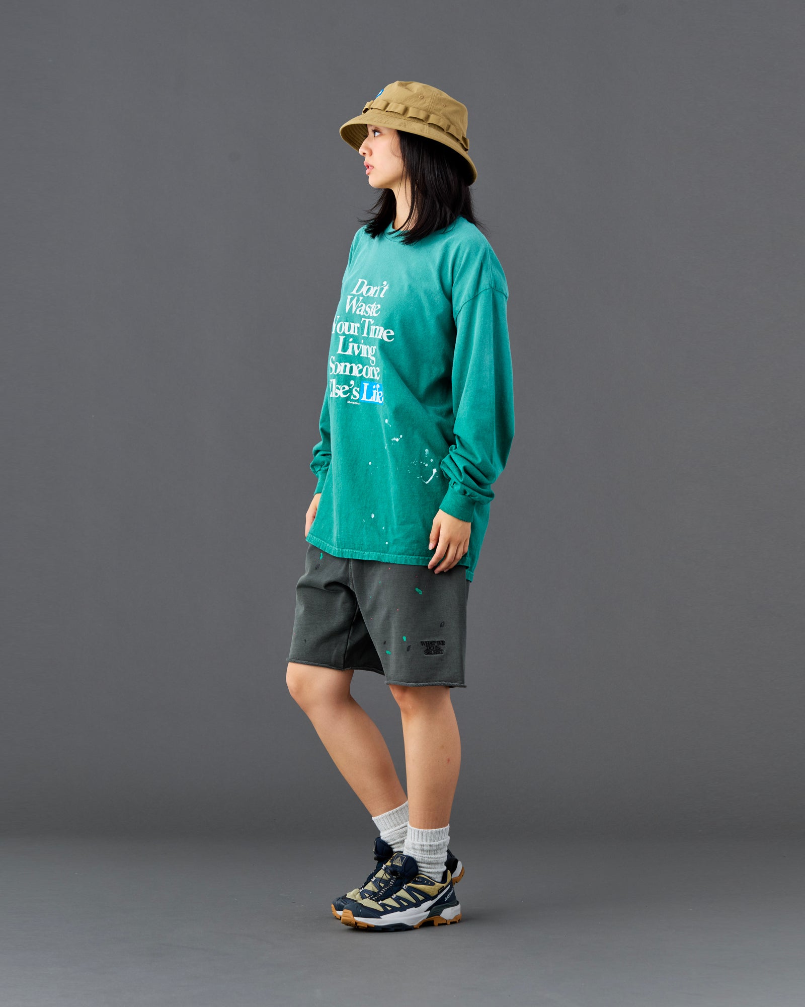 PIGMENT DYED SWEAT SHORTS