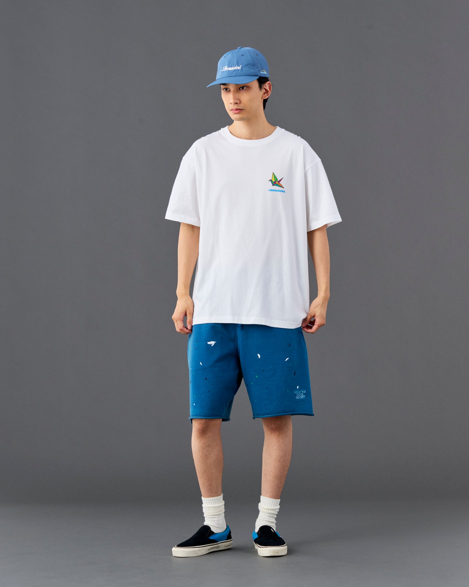 PIGMENT DYED SWEAT SHORTS