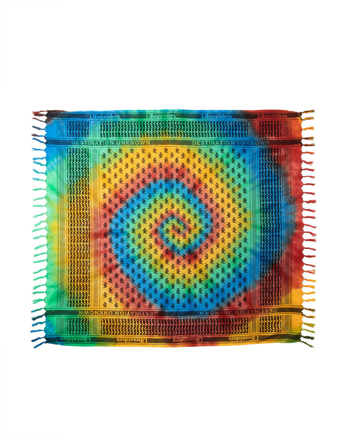 TIE-DYE LR JACQUARD STOLE