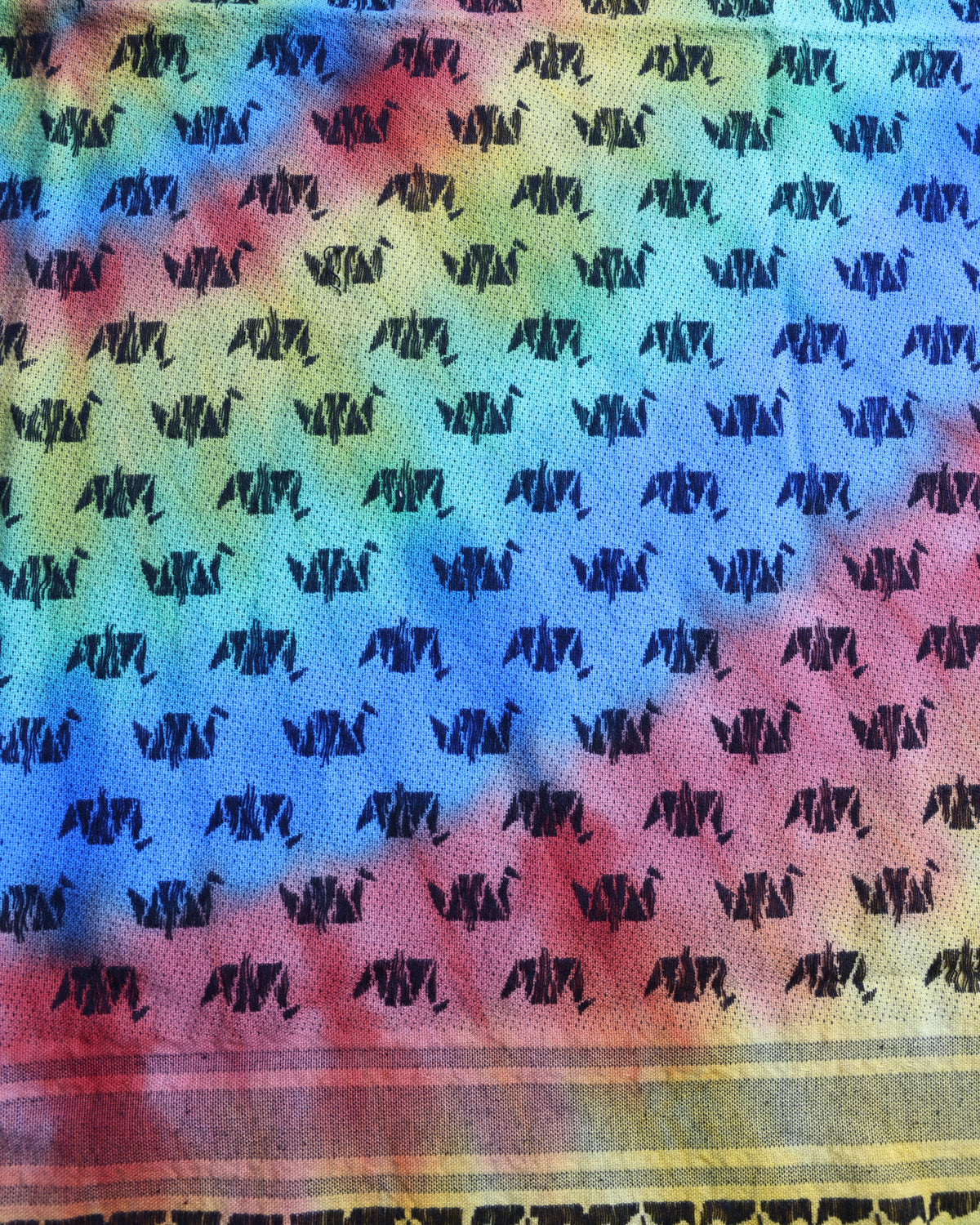TIE-DYE LR JACQUARD STOLE