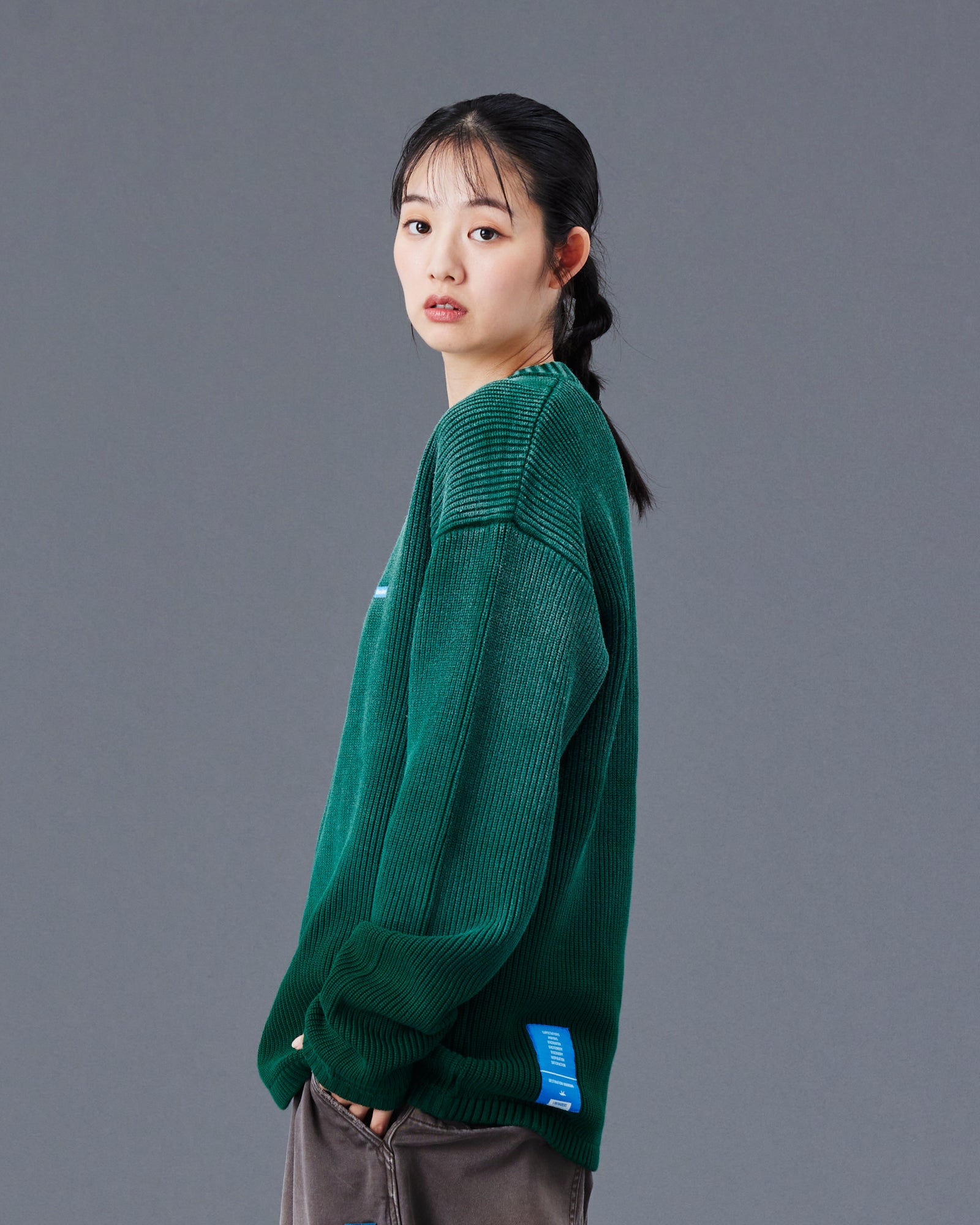 FADE LOW GAUGE KNIT SWEATER