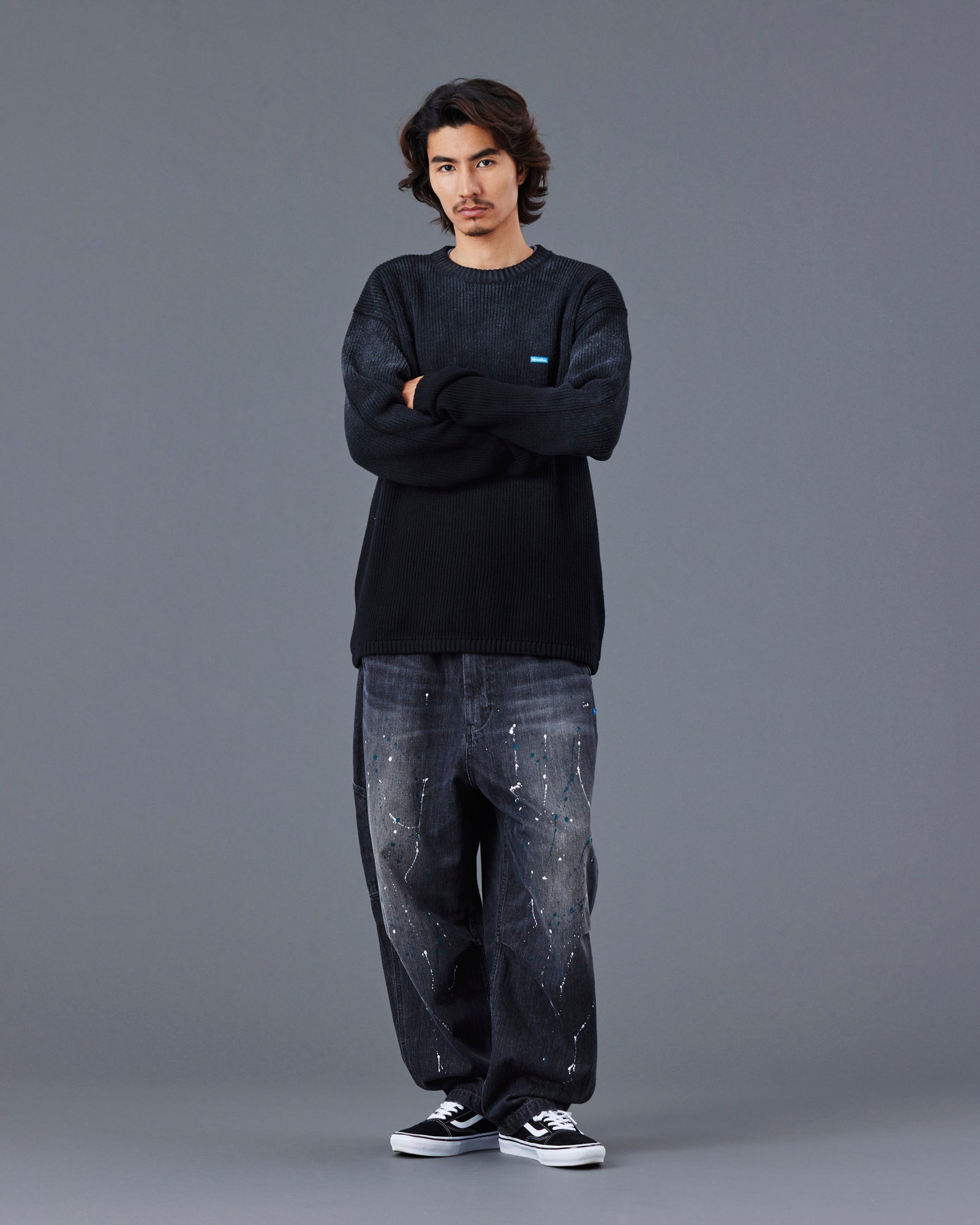 FADE LOW GAUGE KNIT SWEATER