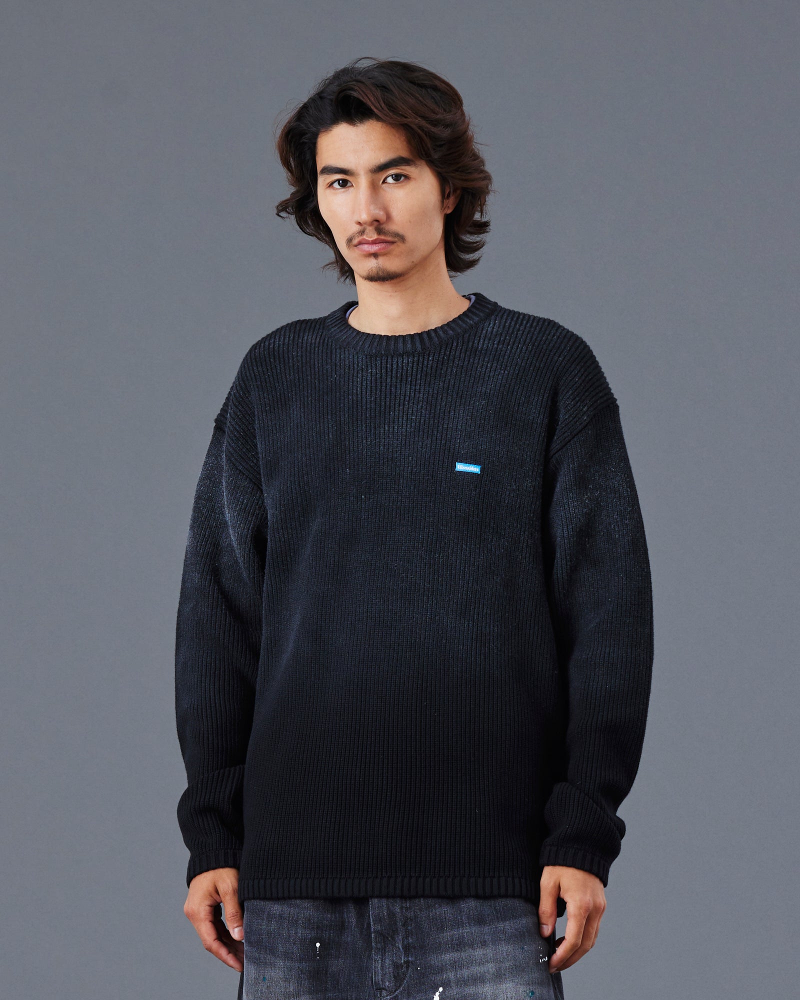 FADE LOW GAUGE KNIT SWEATER