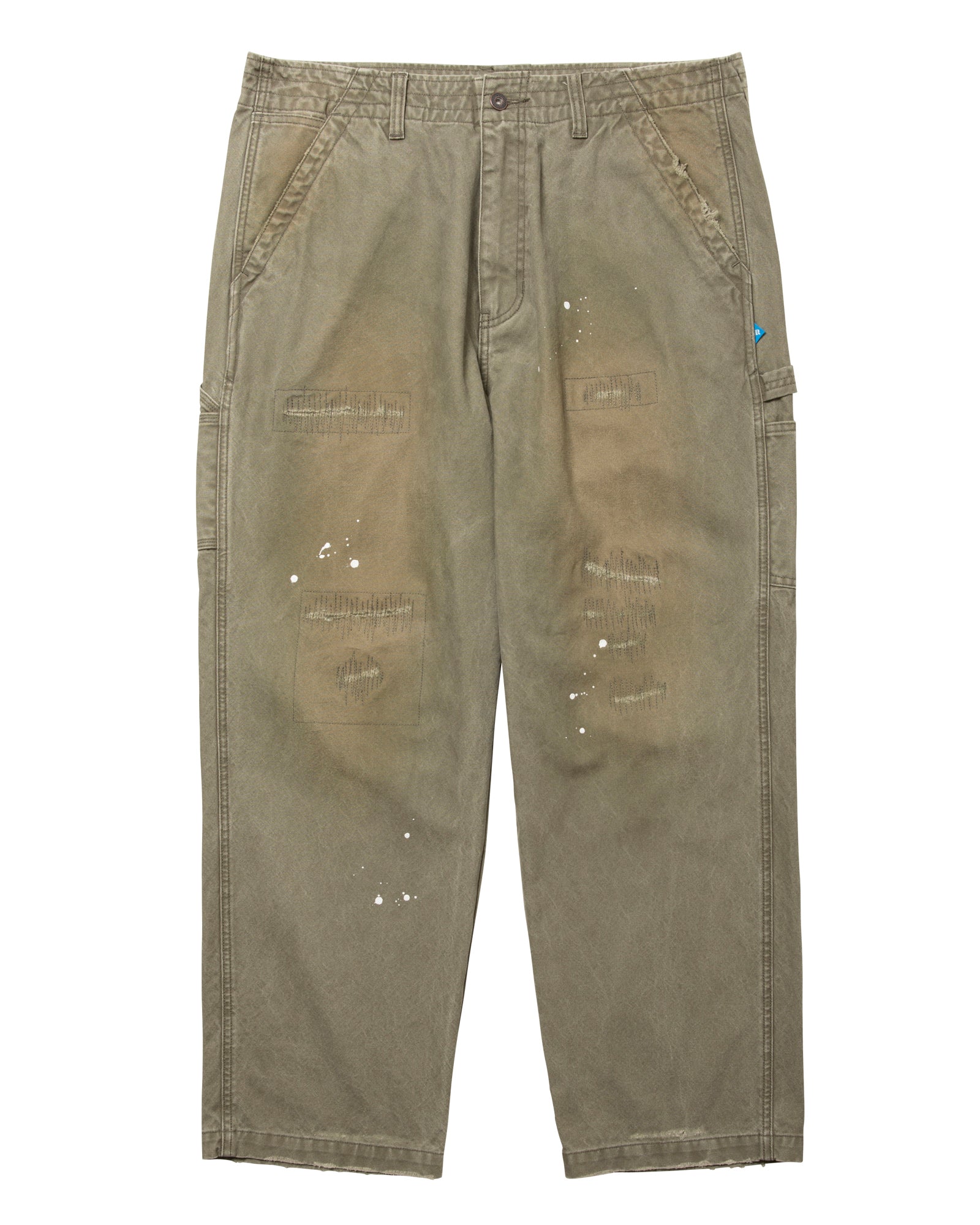 REPAIRED CANVAS WORK PANTS