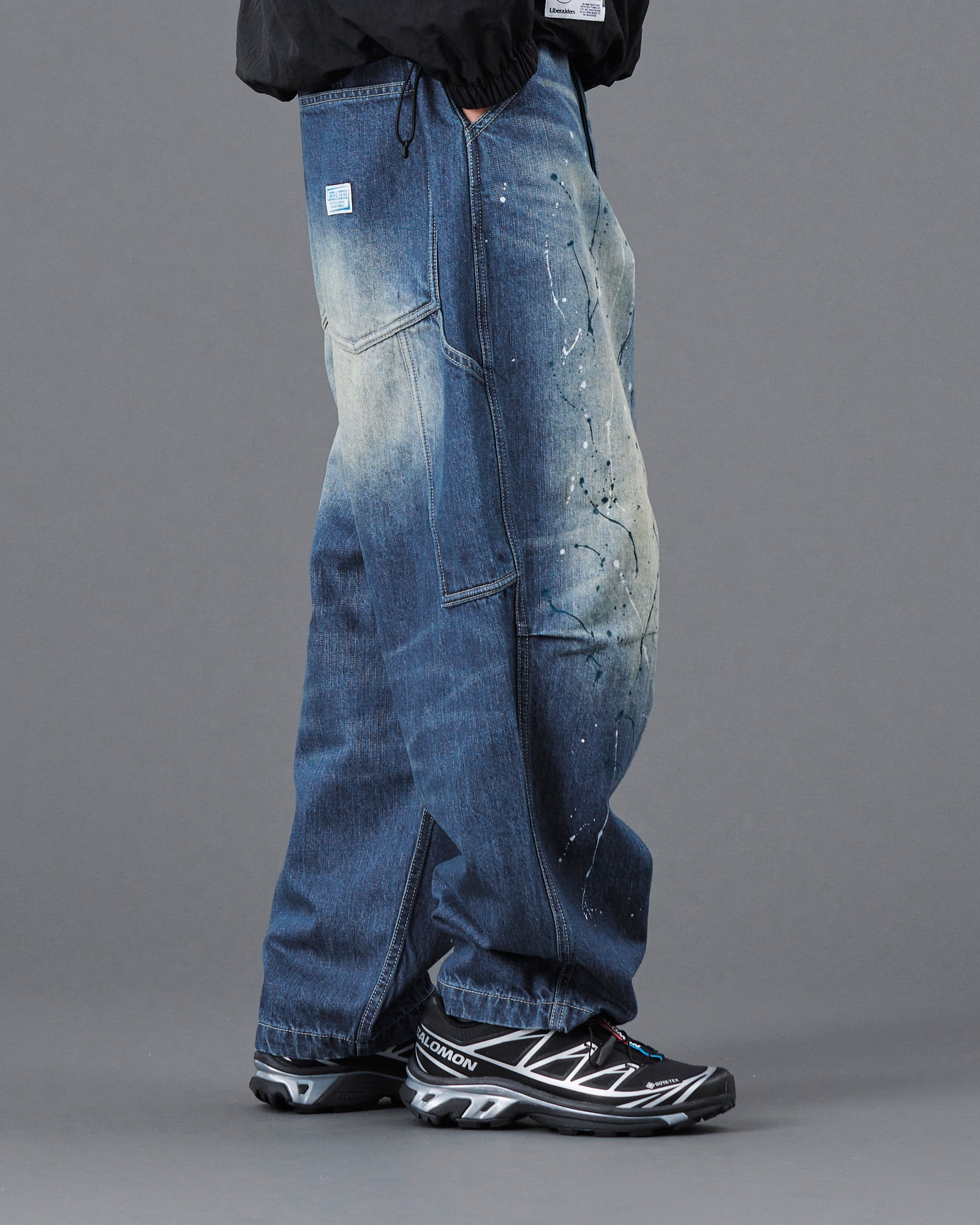 DENIM SARROUEL PANTS