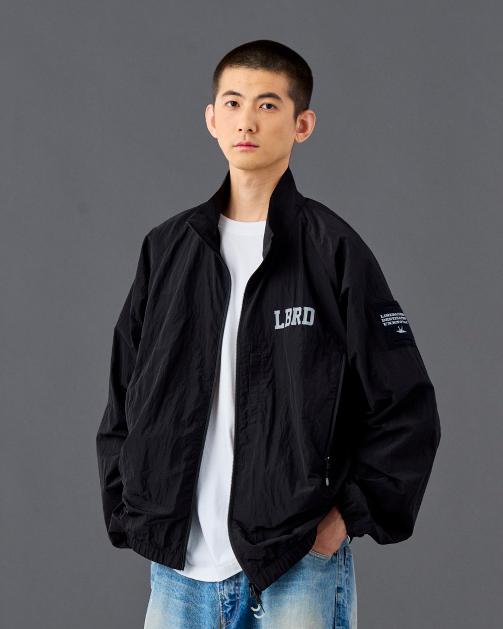 NYLON TRACK JACKET