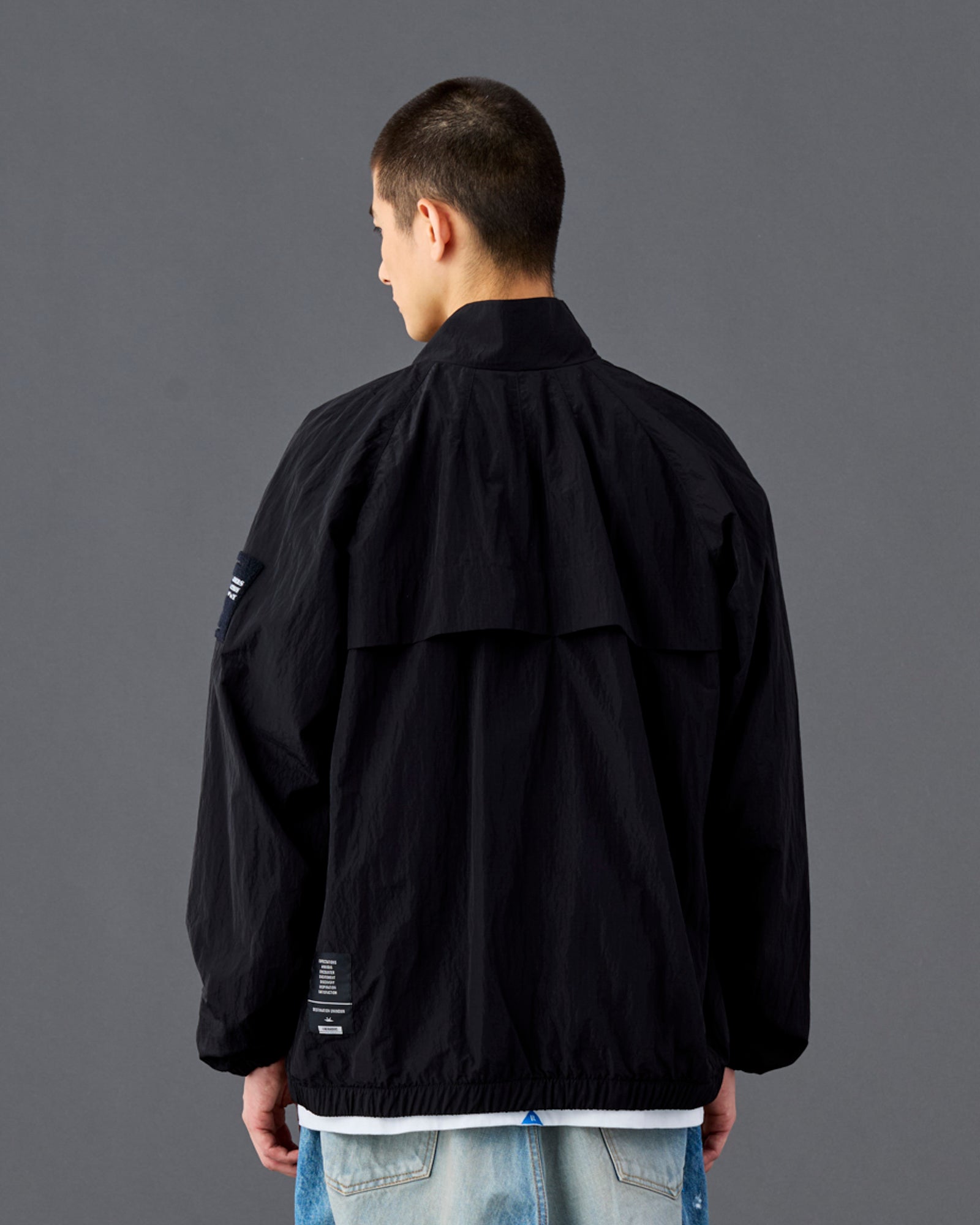NYLON TRACK JACKET